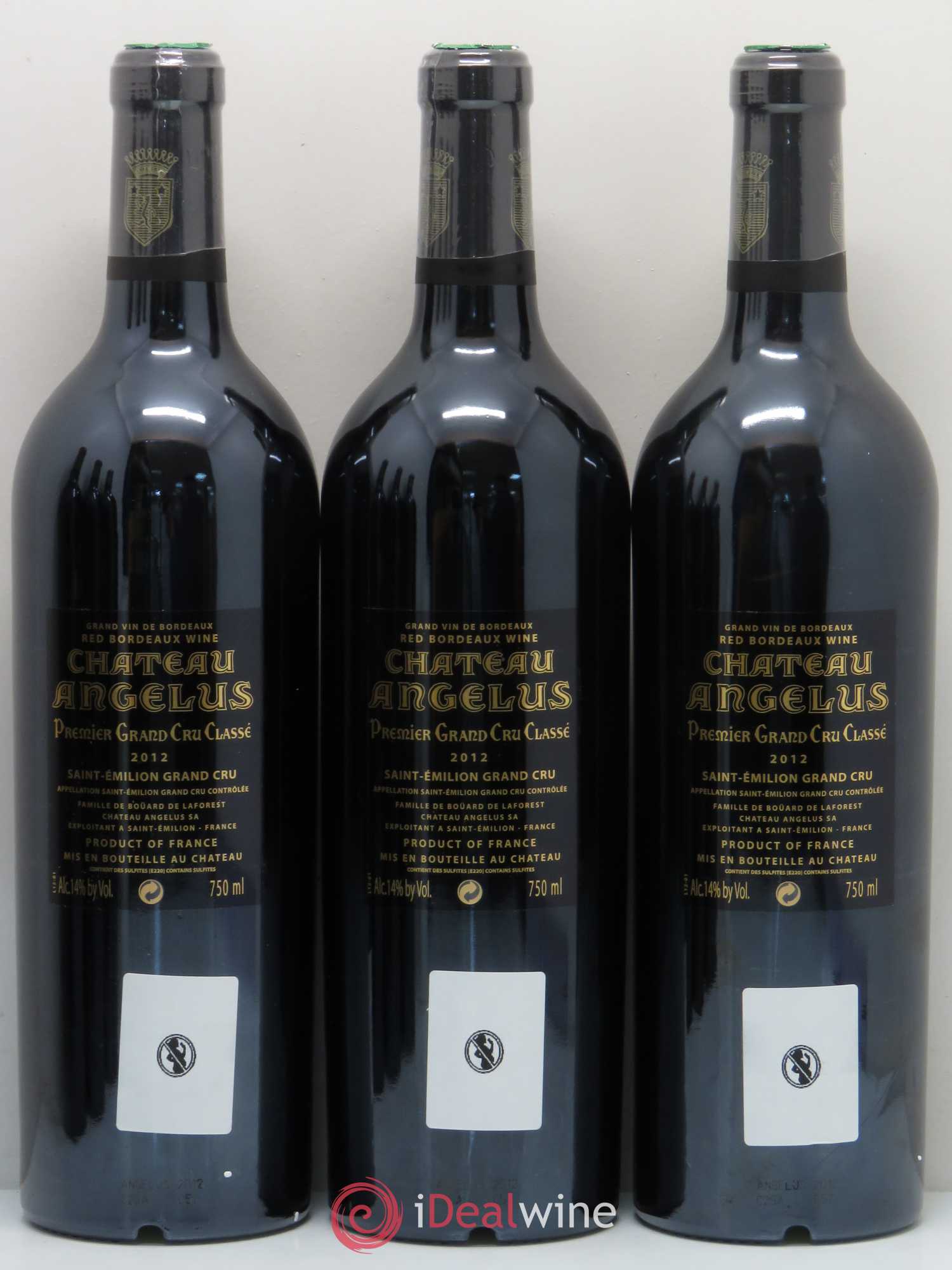 Château Angélus 1er Grand Cru Classé A 2012 - Lot de 6 bouteilles - 3