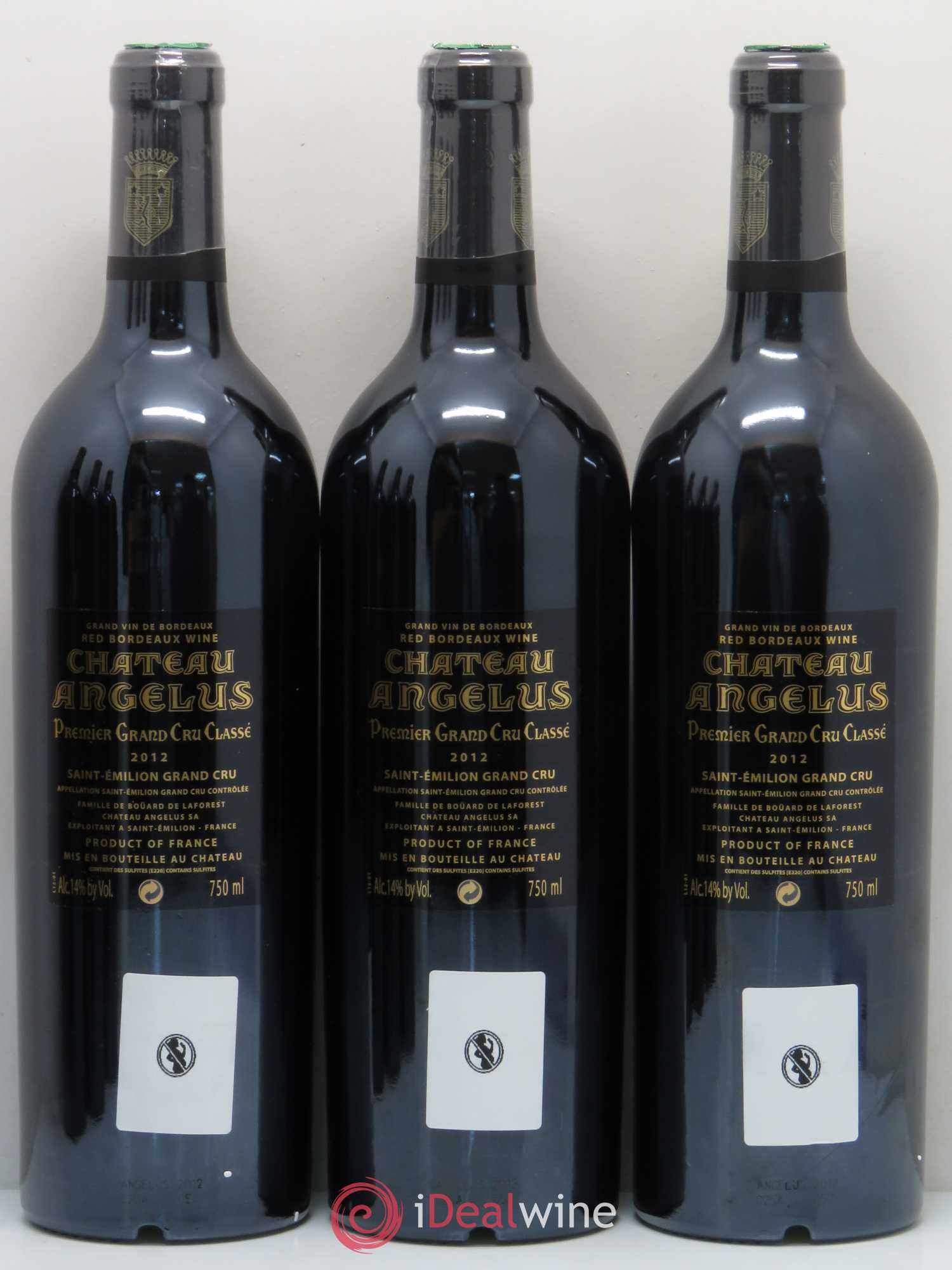 Château Angélus 1er Grand Cru Classé A 2012 - Lot de 6 bouteilles - 4