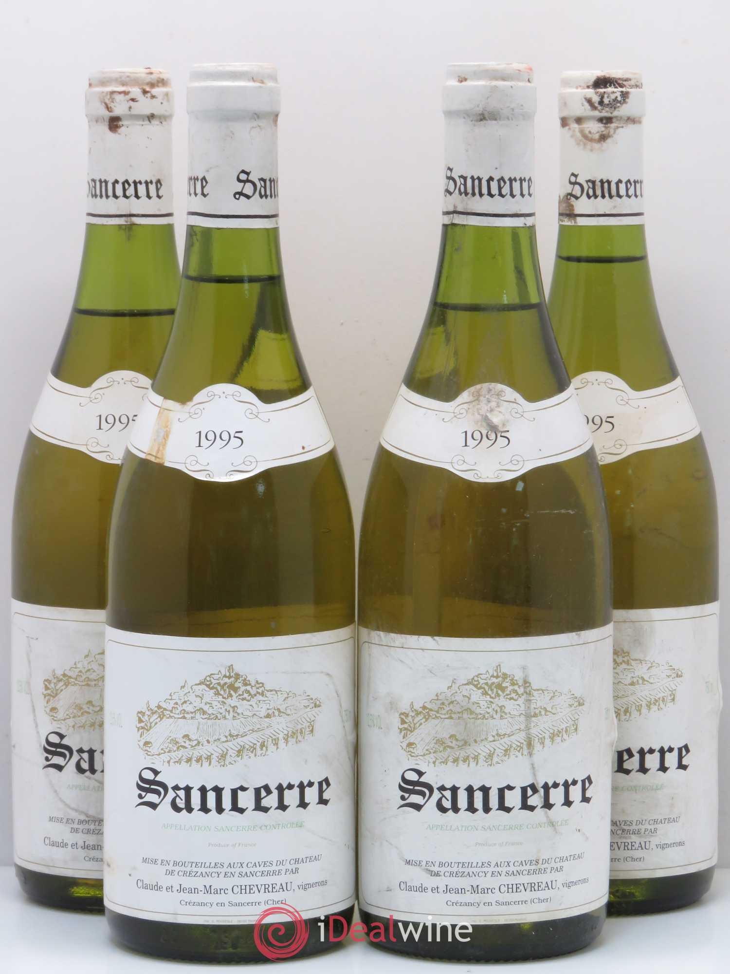 Sancerre Chevreau 1995 - Posten von 4 Flaschen - 0
