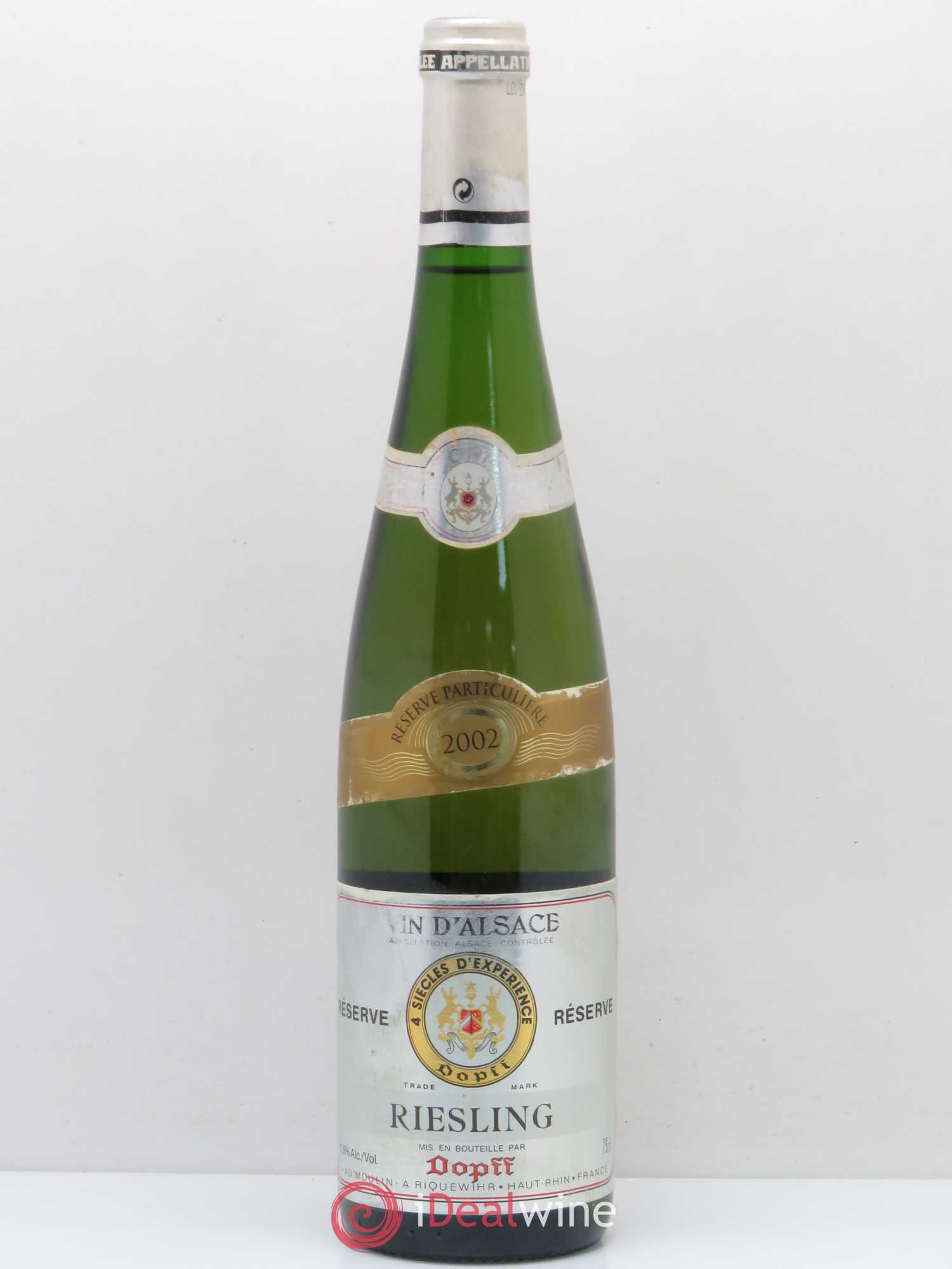 Riesling Reserve particuliere Dopff (sans prix de réserve) 2002 - Posten von 1 Flasche - 0