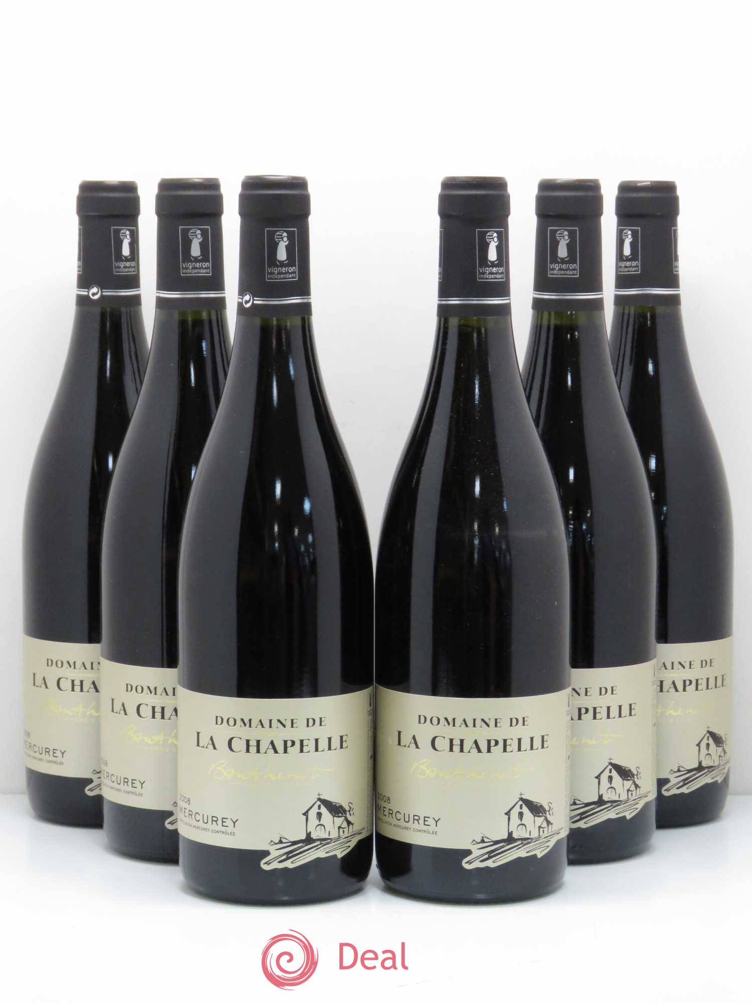 Mercurey Bouthenet Domaine de La Chapelle 2008 - Posten von 6 Flaschen - 0