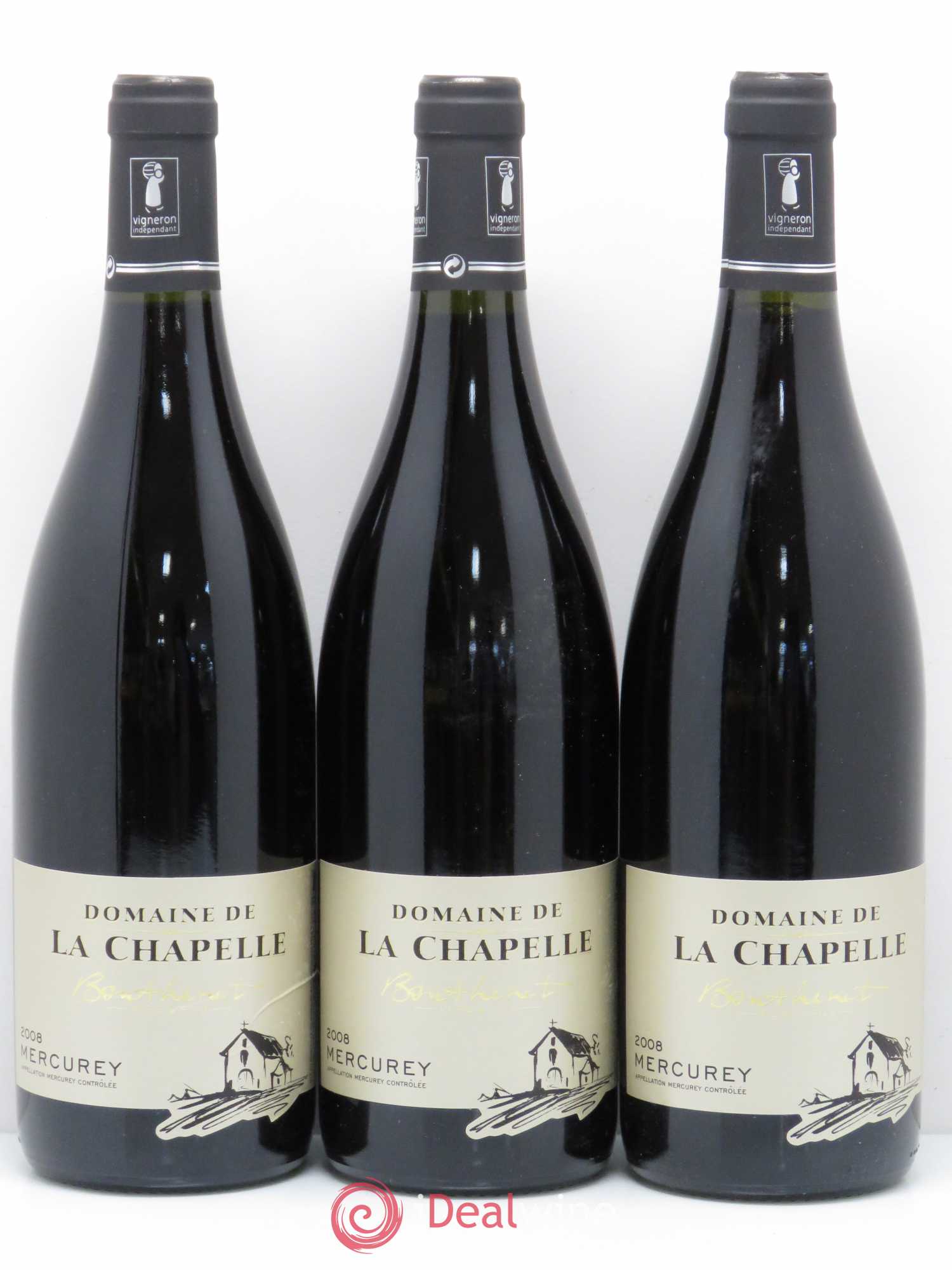 Mercurey Bouthenet Domaine de La Chapelle 2008 - Posten von 6 Flaschen - 1