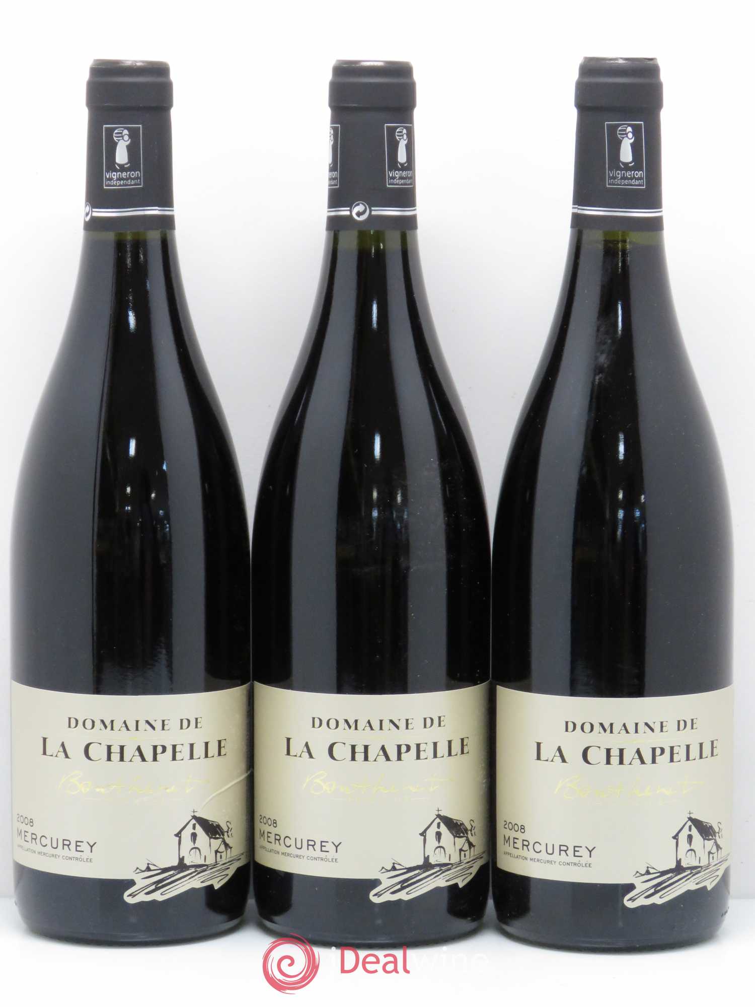 Mercurey Bouthenet Domaine de La Chapelle 2008 - Posten von 6 Flaschen - 2