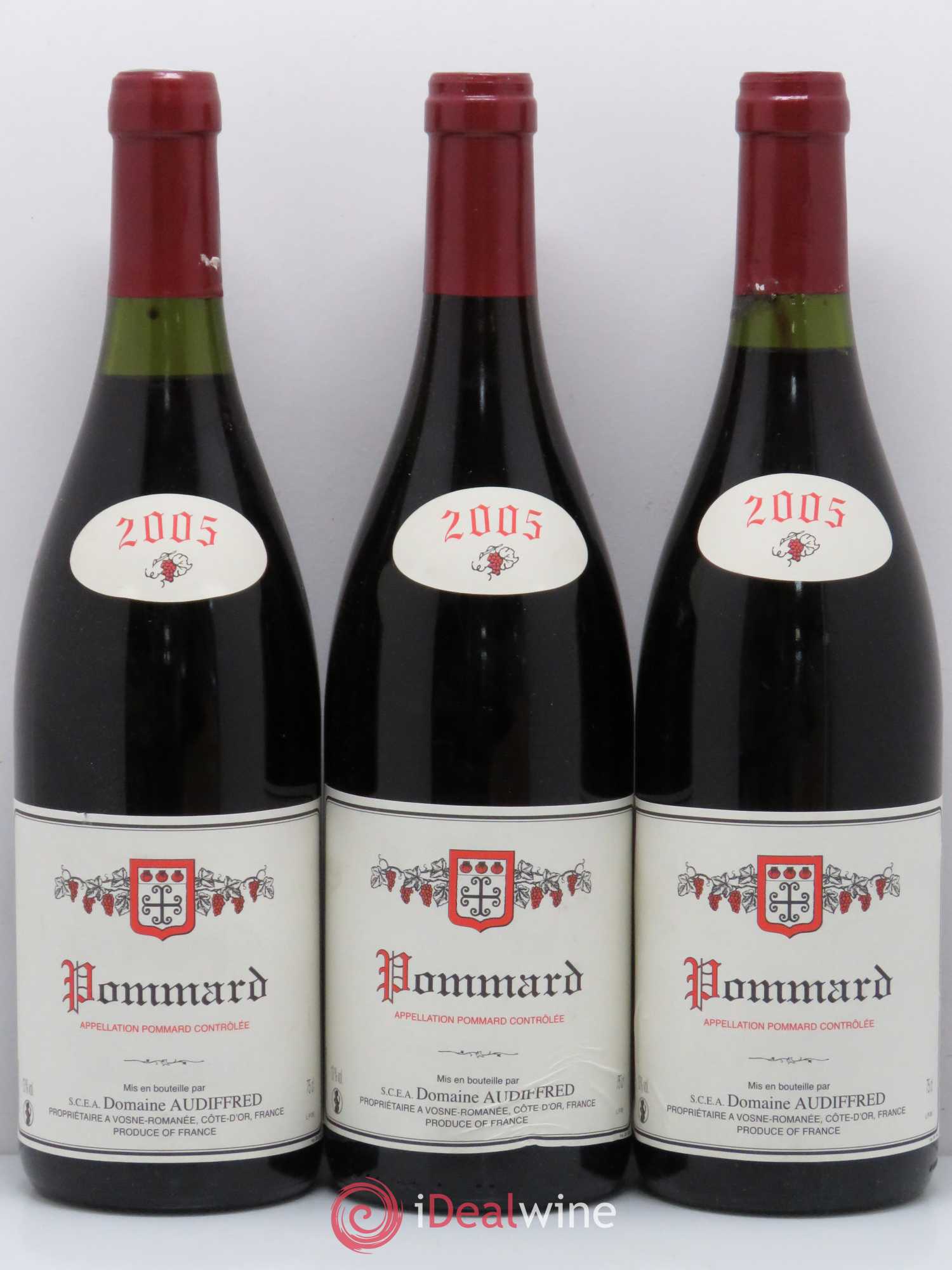 Pommard Domaine Audiffred 2005 - Posten von 6 Flaschen - 2
