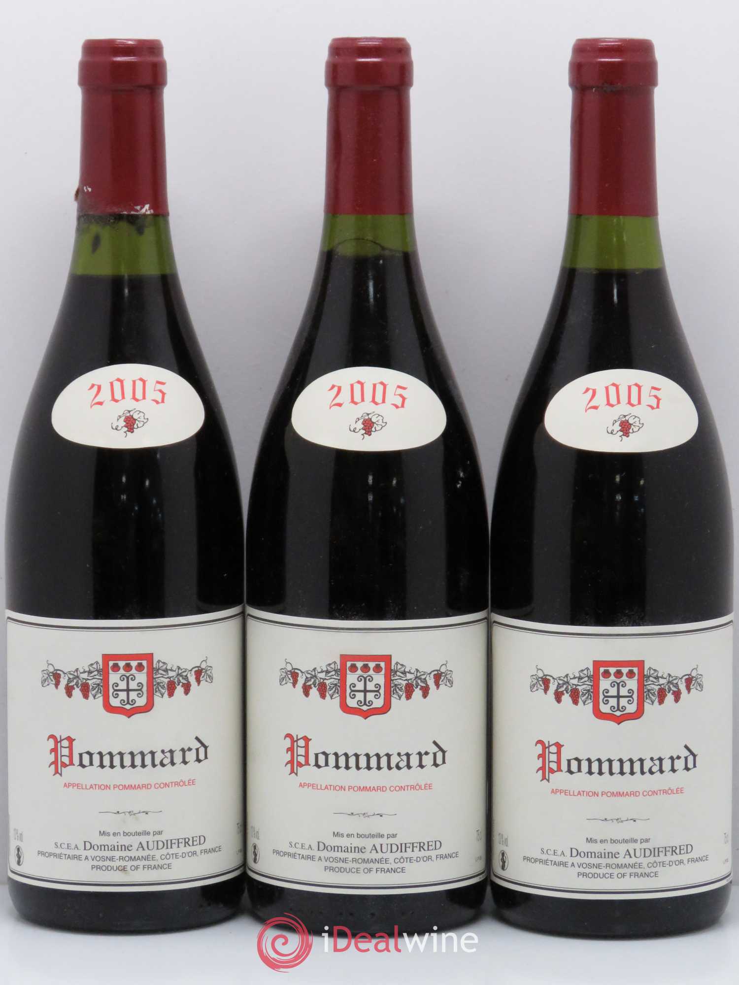 Pommard Domaine Audiffred 2005 - Posten von 6 Flaschen - 1