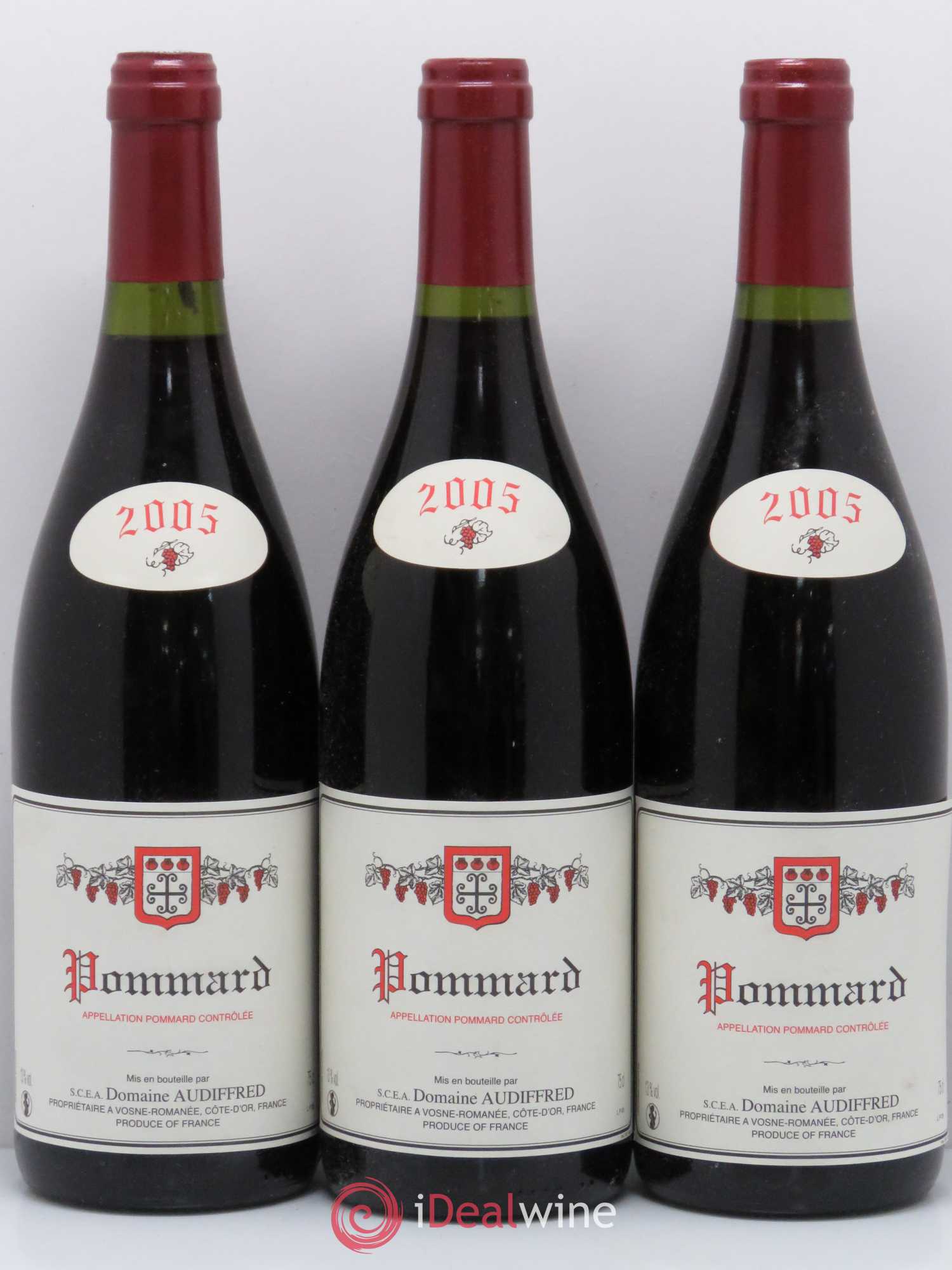 Pommard Domaine Audiffred 2005 - Posten von 6 Flaschen - 2