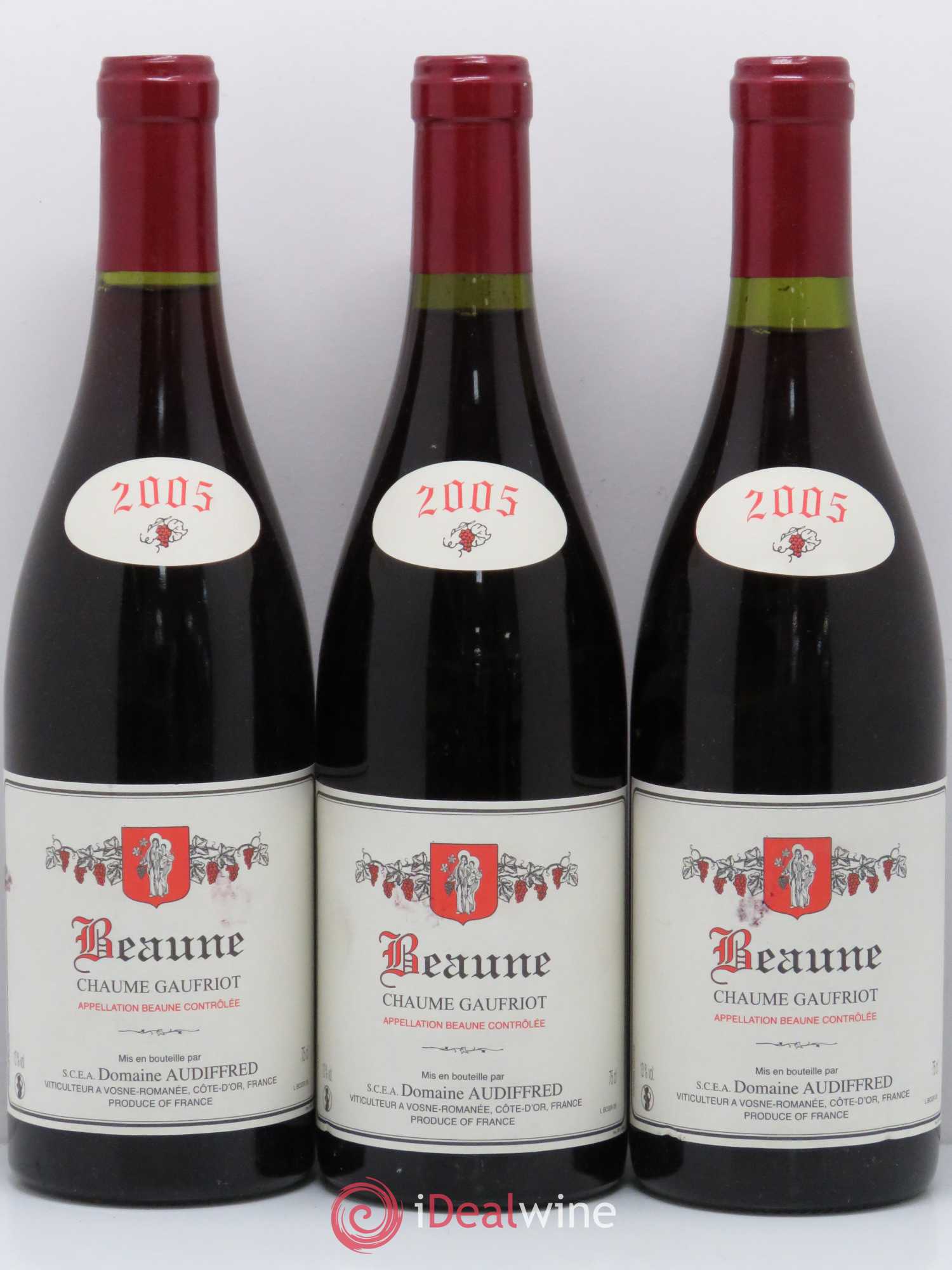 Beaune Chaume Gaufriot domaine Audiffred 2005 - Lot de 6 bouteilles - 2