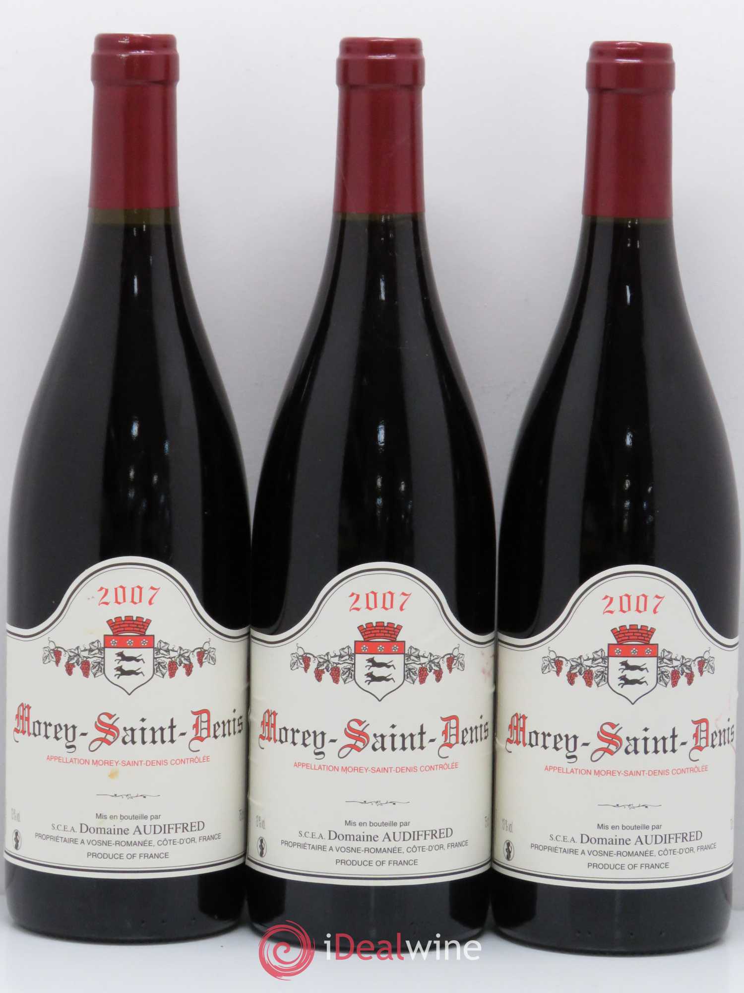 Morey-Saint-Denis Domaine Audiffred 2007 - Lot de 6 bouteilles - 1