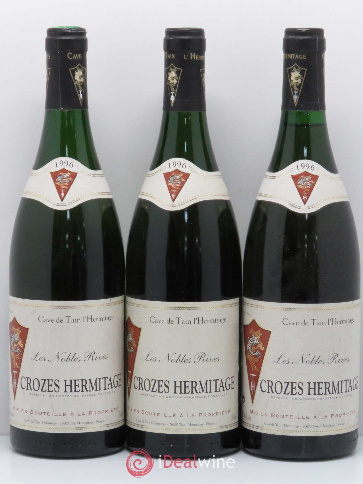 Crozes-Hermitage Les Nobles Rives cave de Tain l'Hermitage 1996 - Lot of 6 bottles - 2