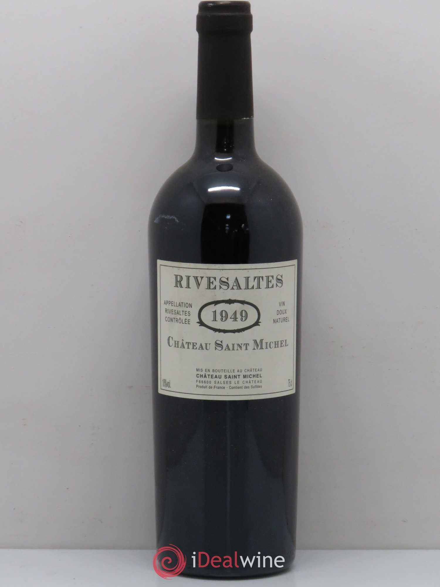 Rivesaltes Château Saint Michel 1949 - Posten von 1 Flasche - 0