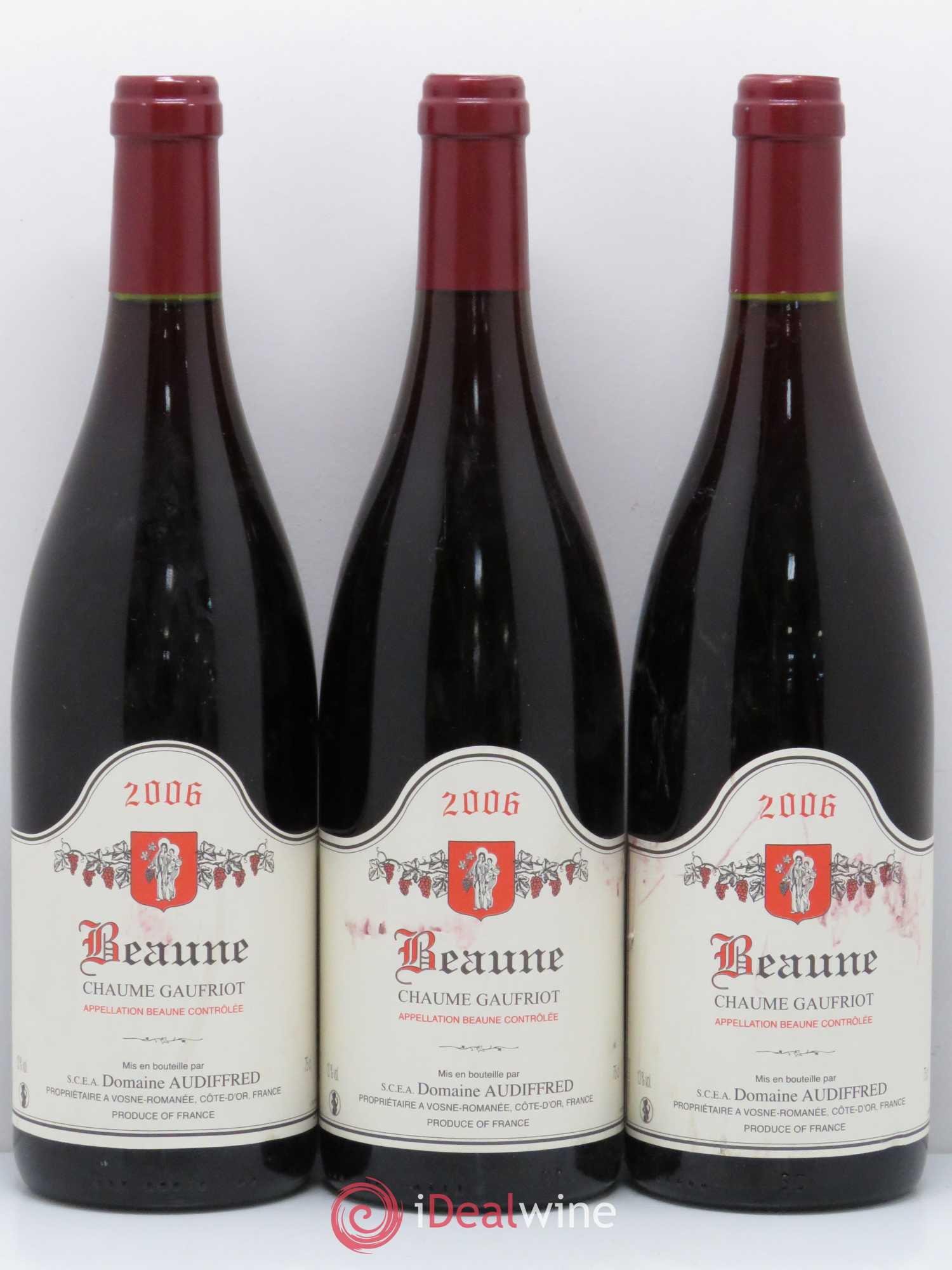 Beaune Chaume Gaufriot domaine Audiffred 2006 - Posten von 5 Flaschen - 1