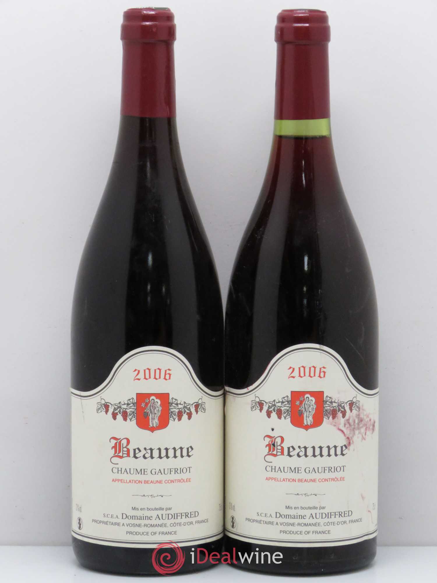 Beaune Chaume Gaufriot domaine Audiffred 2006 - Posten von 5 Flaschen - 2