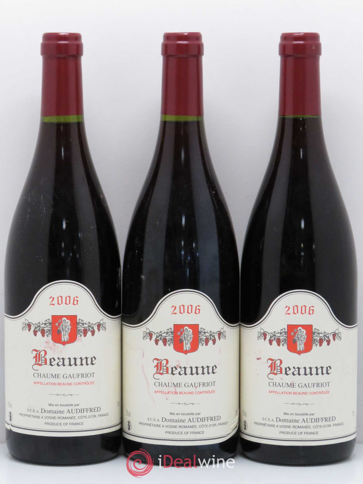 Beaune Chaume Gaufriot Domaine Audiffred 2006 - Posten von 6 Flaschen - 1