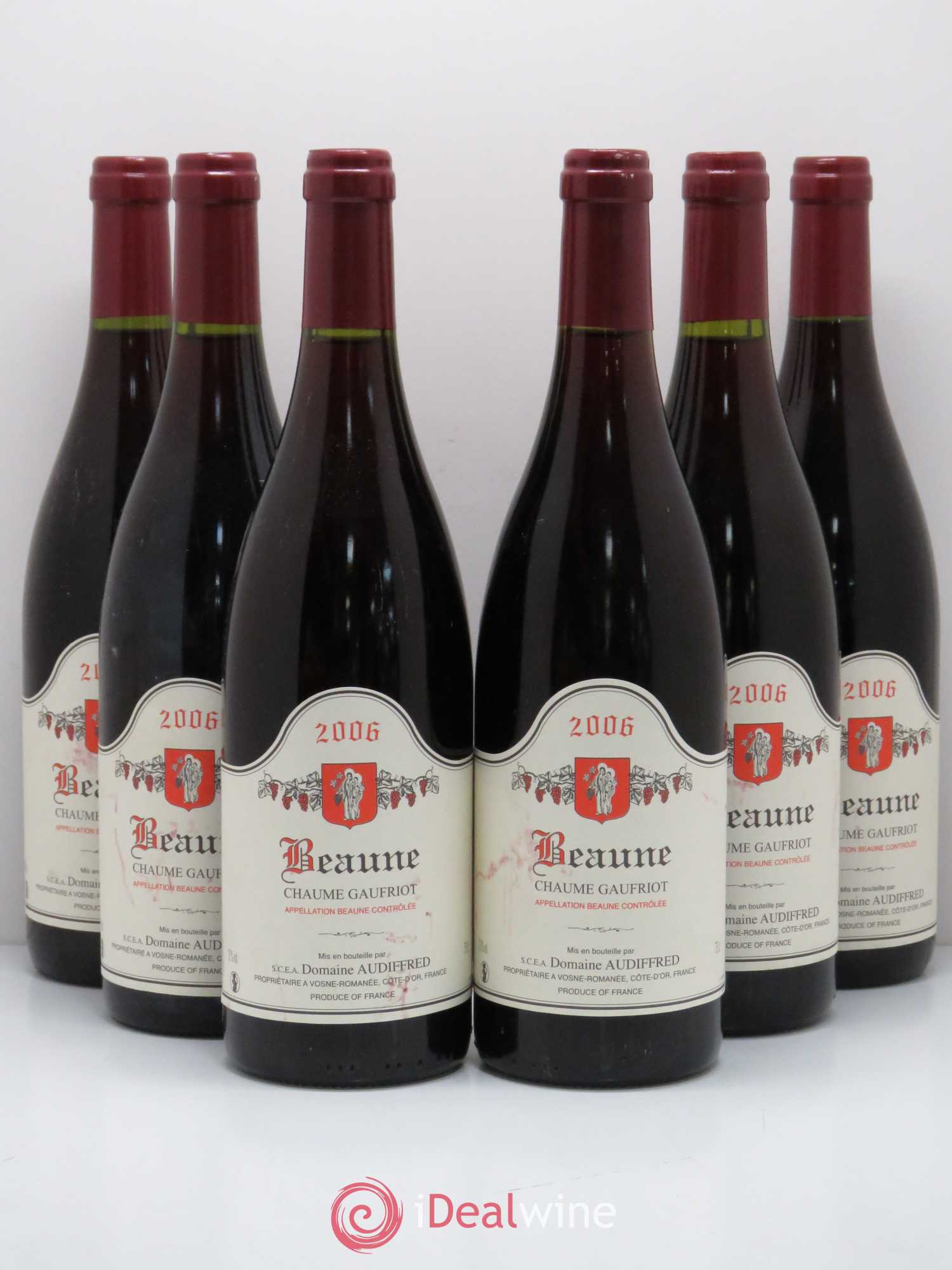 Beaune Chaume Gaufriot Domaine Audiffred 2006 - Posten von 6 Flaschen - 0