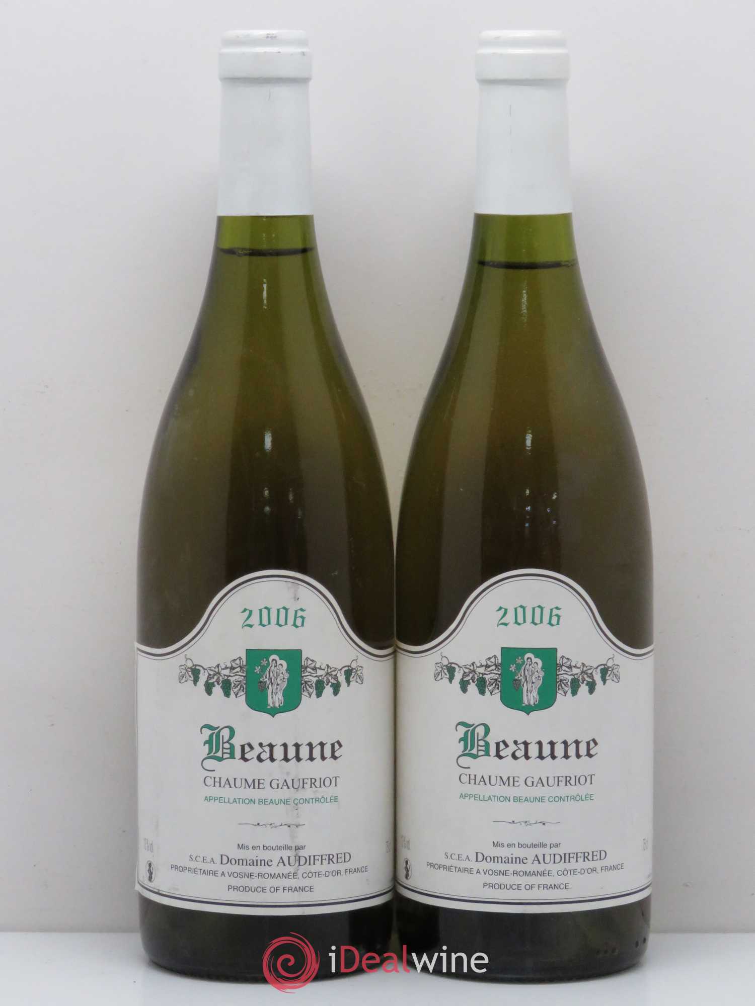 Beaune Chaume Gaufriot domaine Audiffred 2006 - Posten von 2 Flaschen - 0