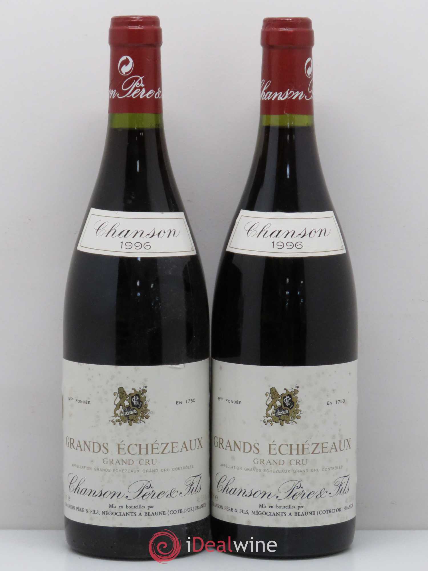 Grands-Echezeaux Grand Cru Chanson 1996 - Lot de 2 bouteilles - 0