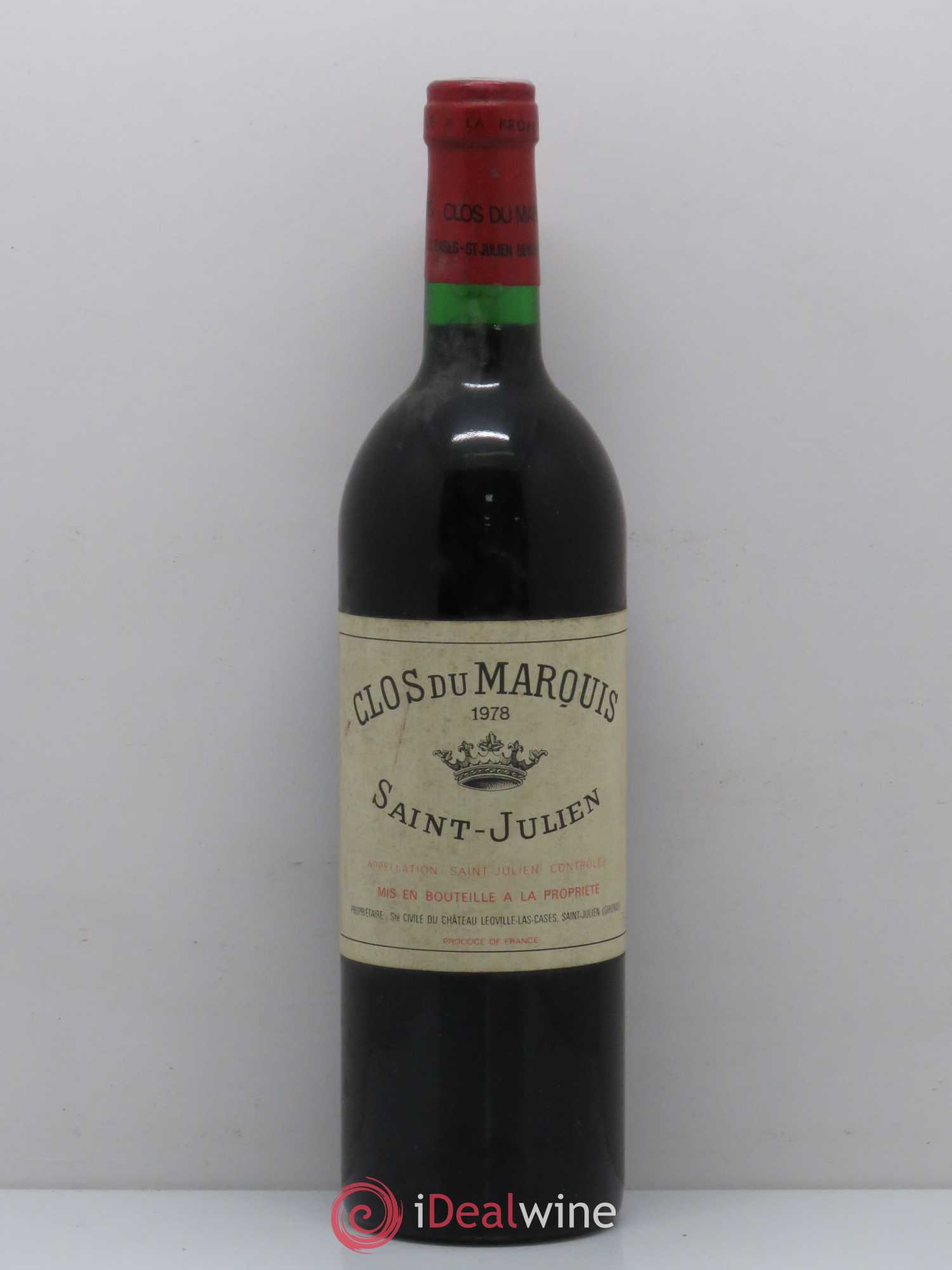 Clos du Marquis 1978 - Lot de 1 bouteille - 0