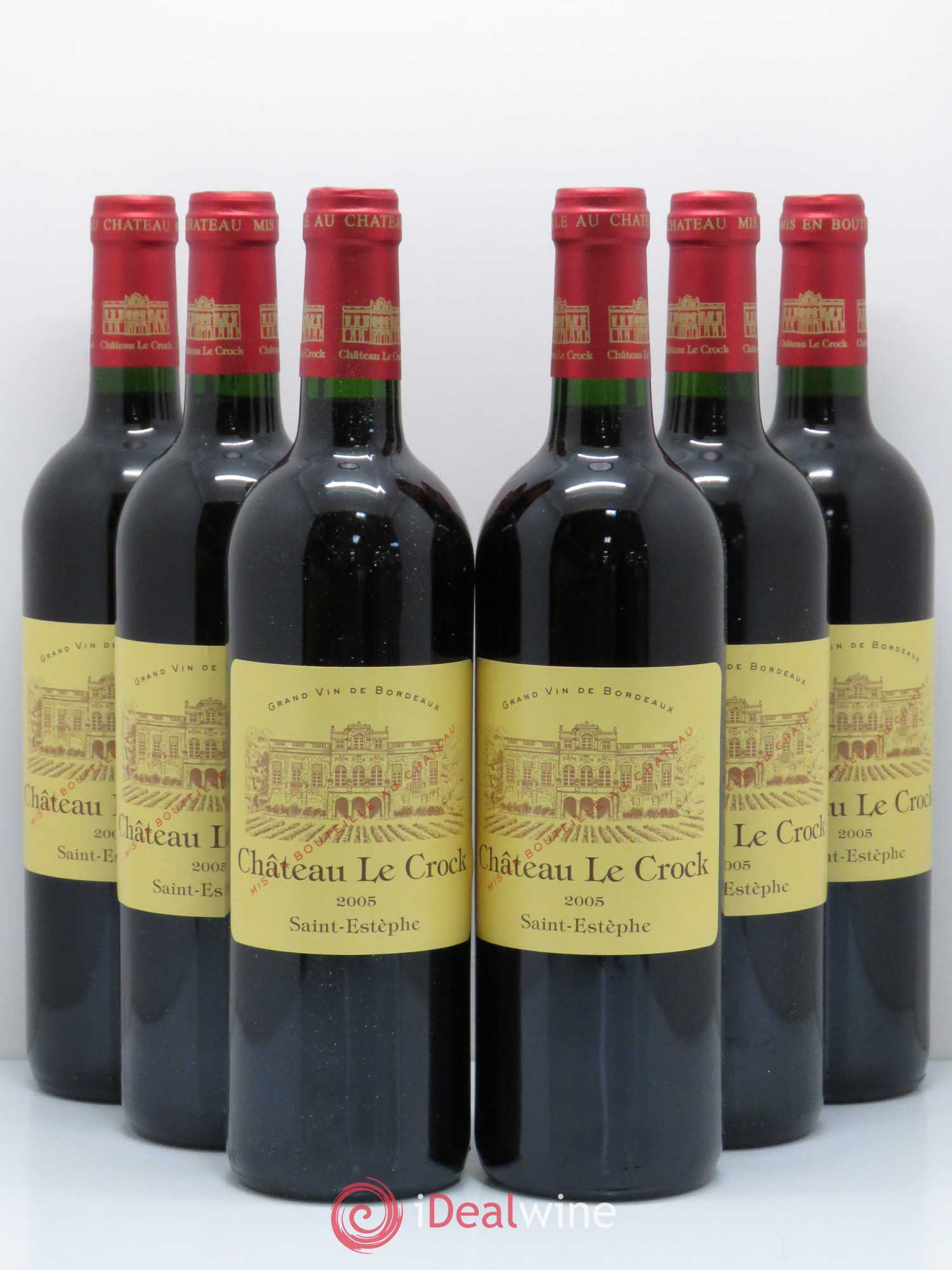 Château le Crock Cru Bourgeois 2005 - Lot de 6 bouteilles - 0