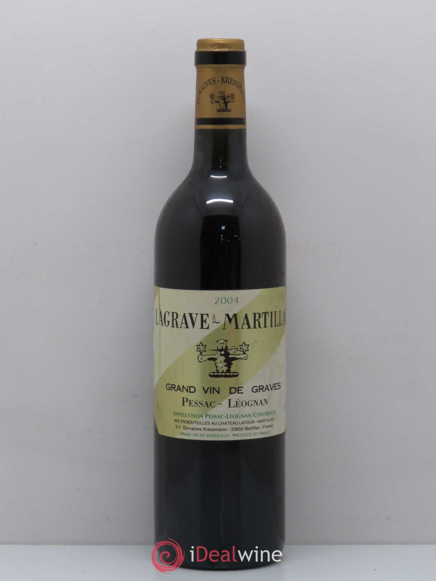 Bordeaux Château Lagrave Martillac 2004 - Posten von 1 Flasche - 0