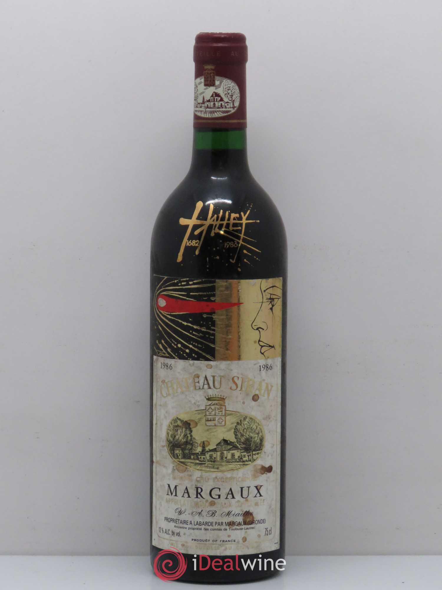 Château Siran 1986 - Lot de 1 bouteille - 0