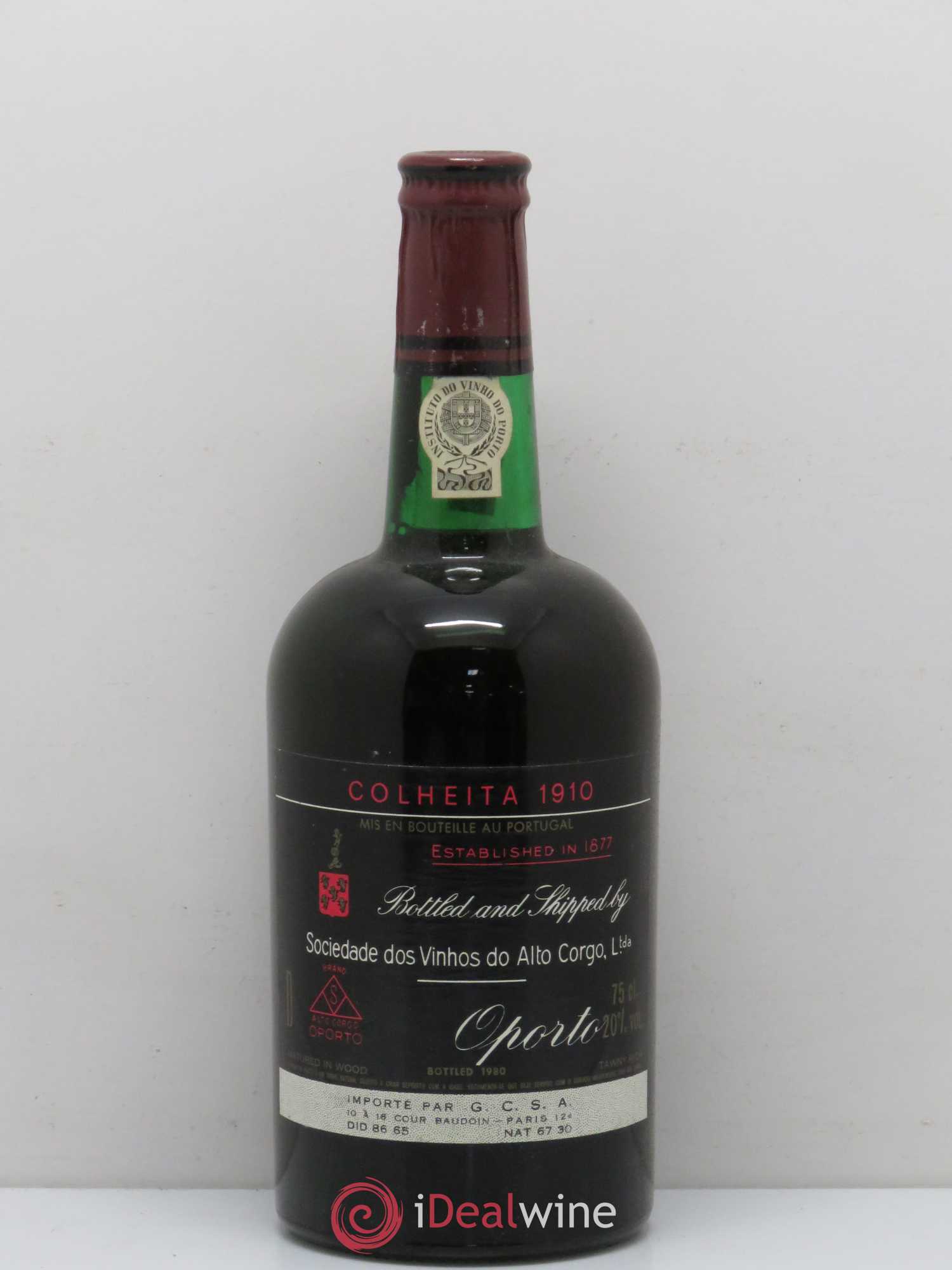 Porto Alto Corgo Colheita 1910 - Posten von 1 Flasche - 0