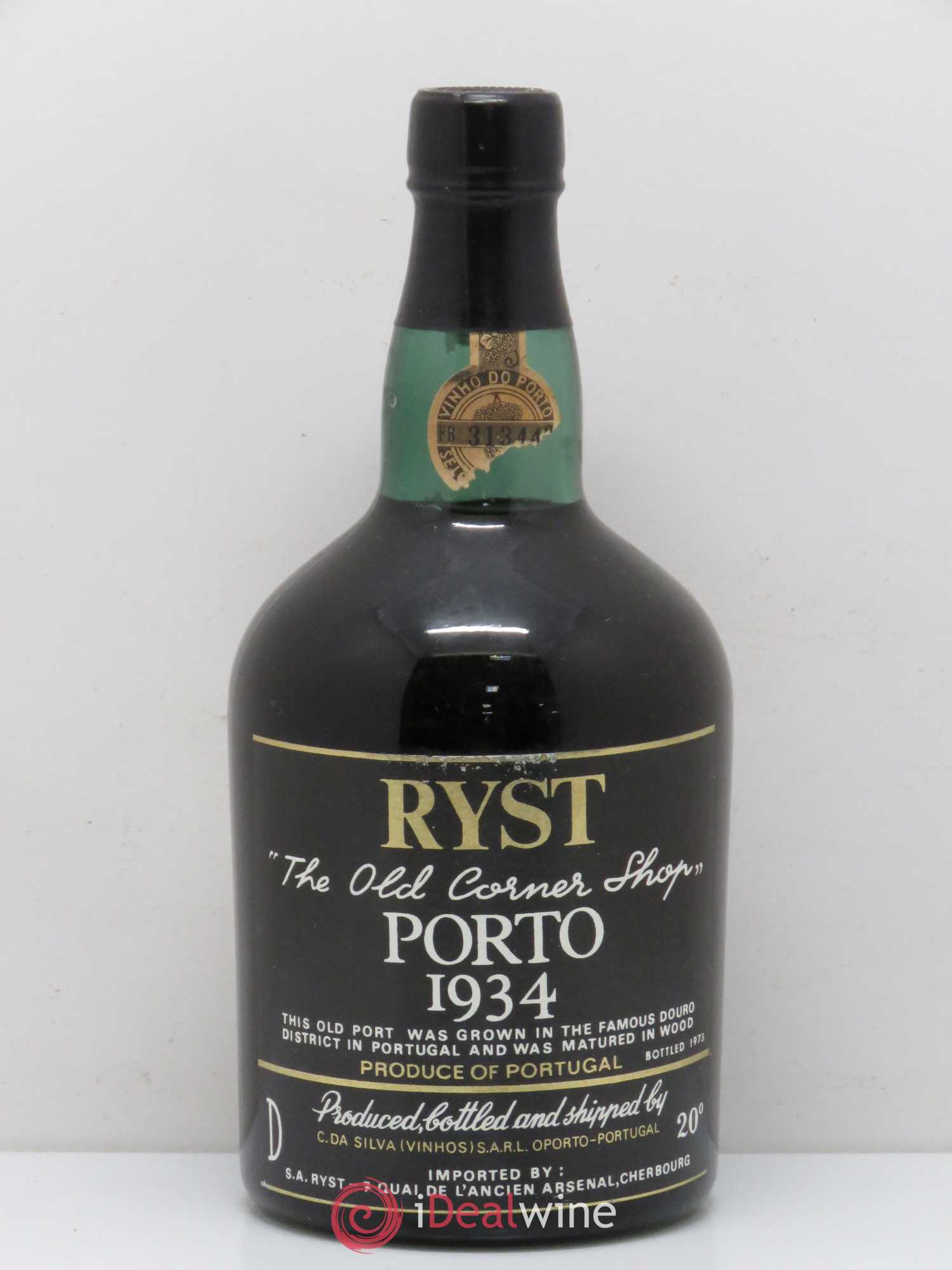 Porto Ryst C.Da.Silva 1934 - Lot de 1 bouteille - 0
