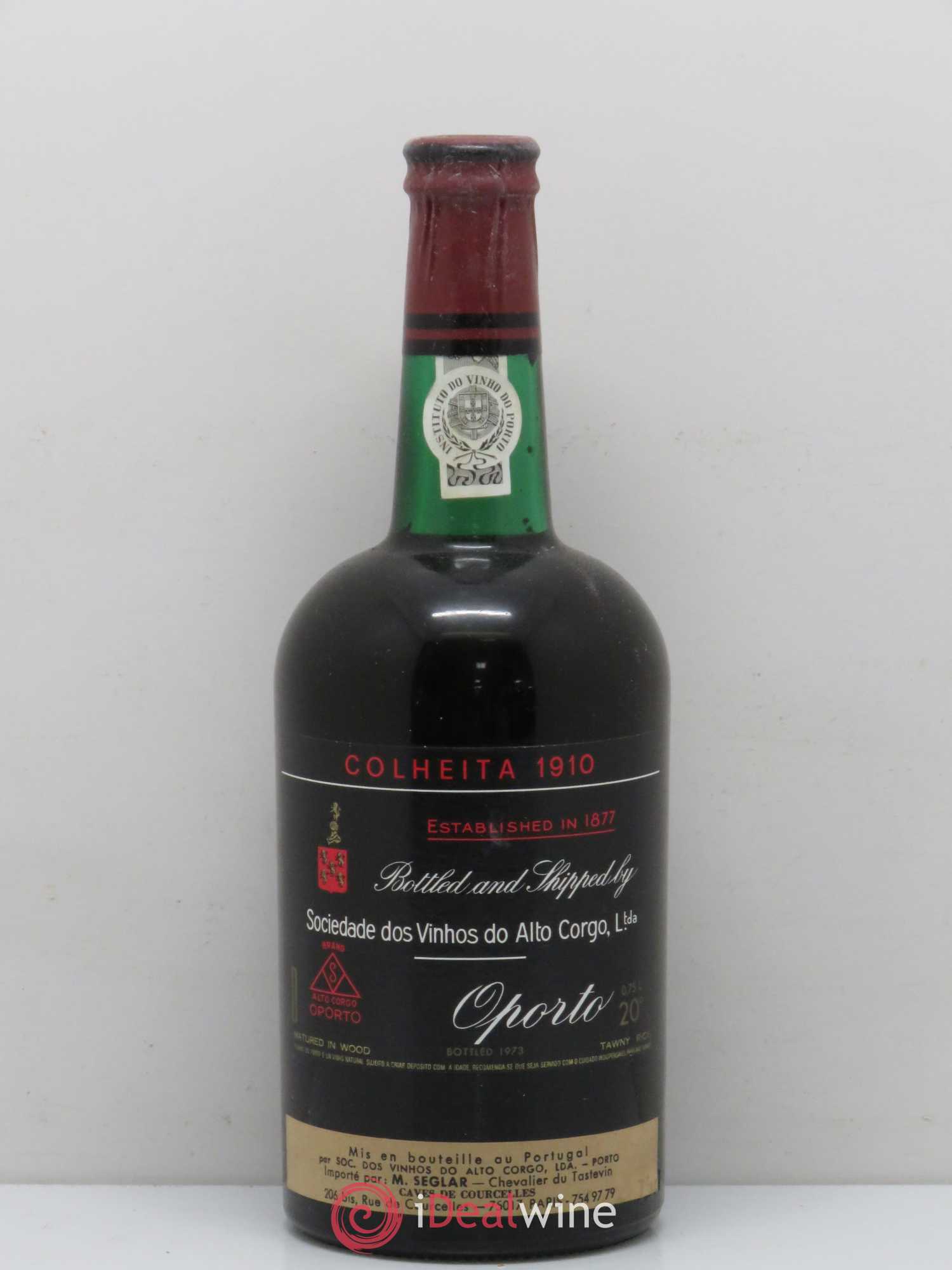 Porto Alto Corgo Colheita 1910 - Posten von 1 Flasche - 0