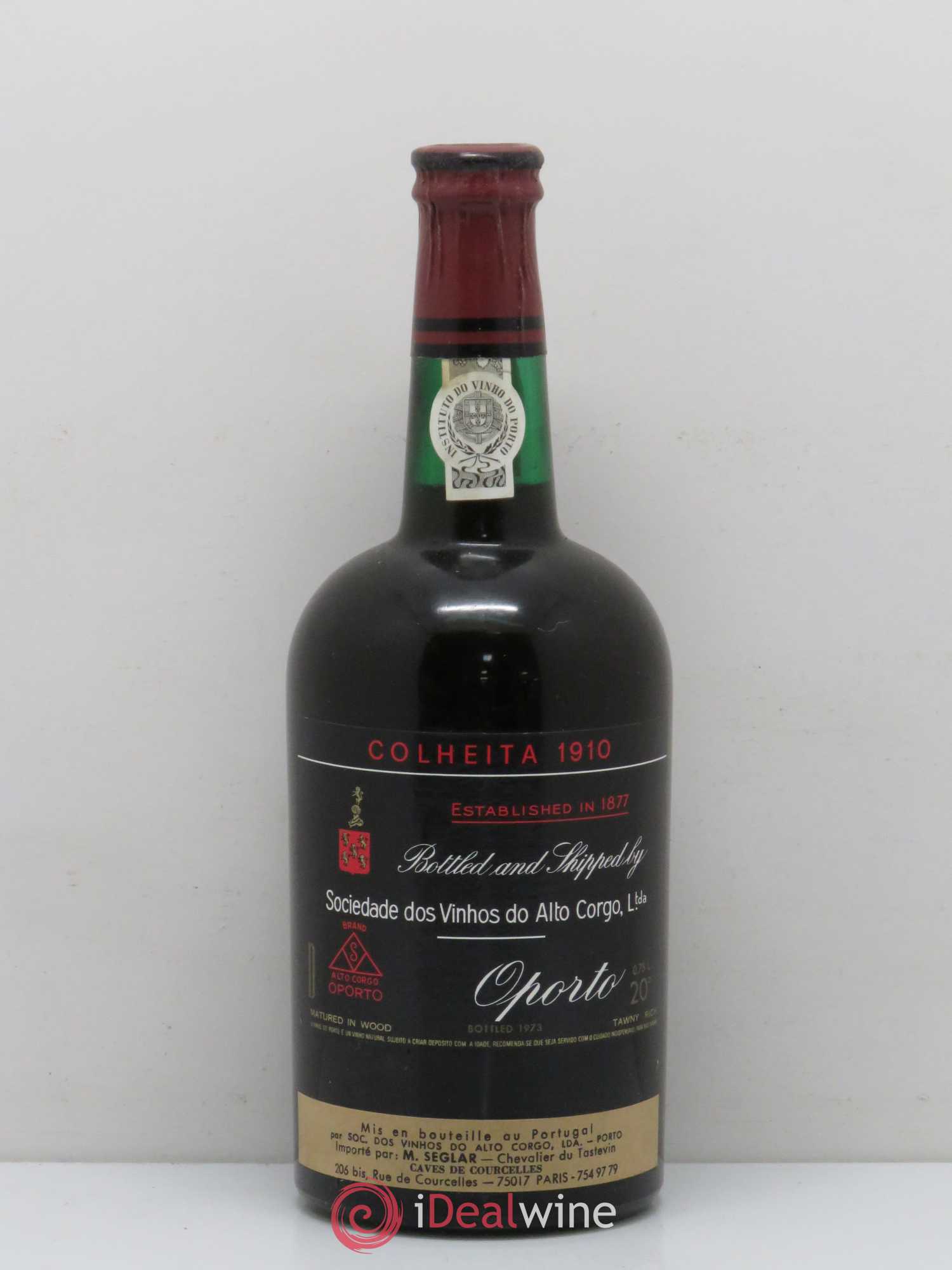 Porto Alto Corgo Colheita 1910 - Posten von 1 Flasche - 0