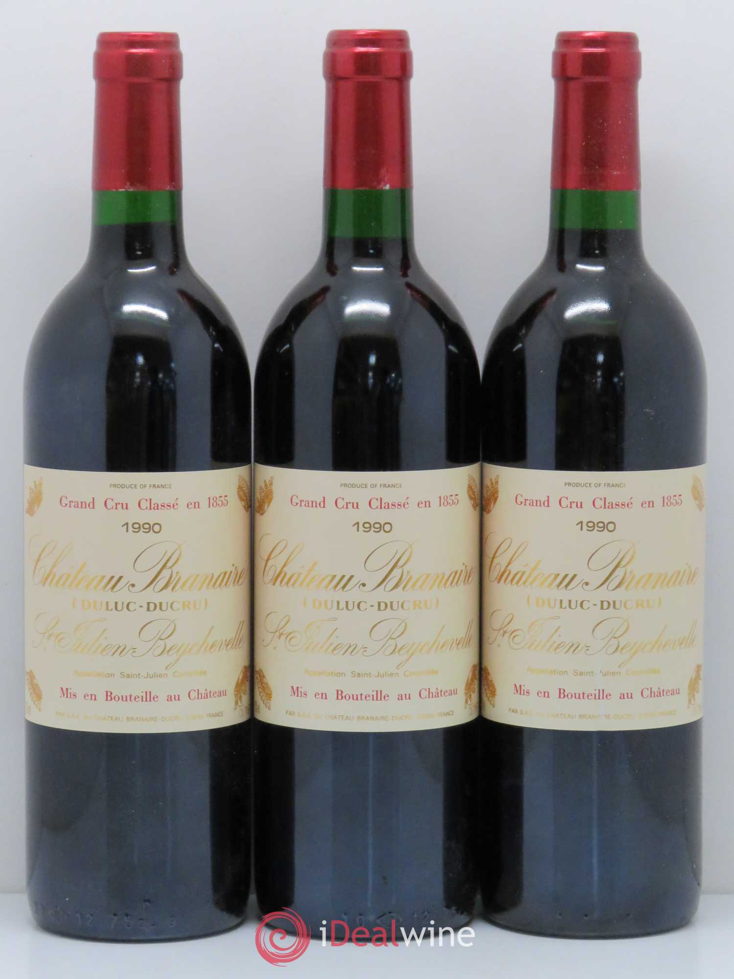 Duluc de Branaire Second Vin 1990 - Lot of 12 bottles - 1