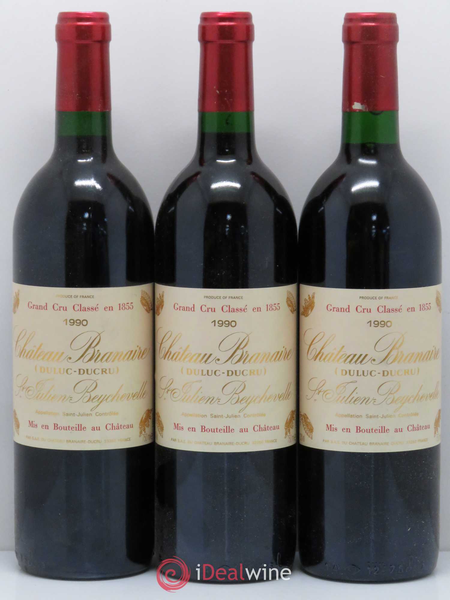 Duluc de Branaire Second Vin 1990 - Lot of 12 bottles - 3