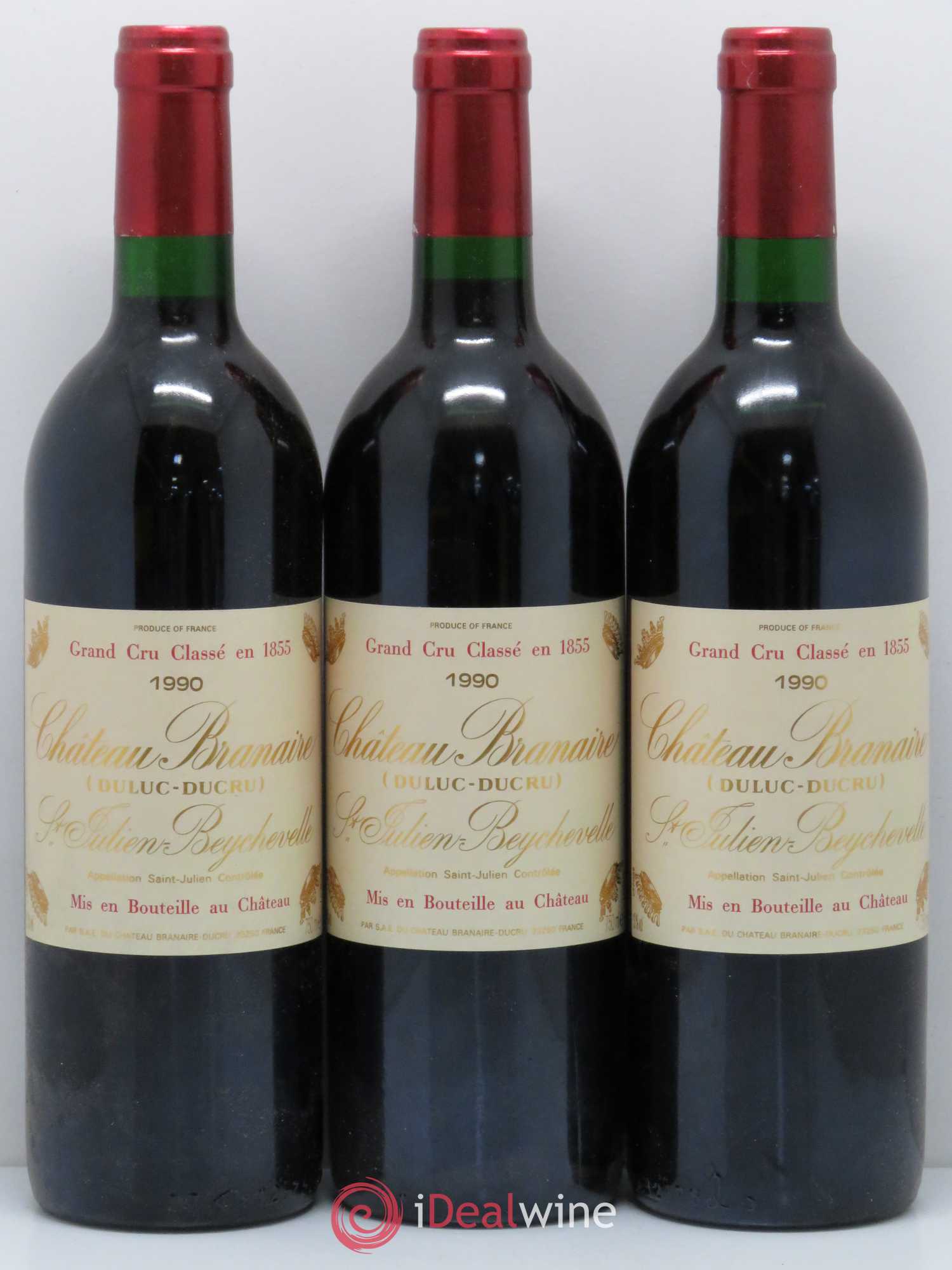 Duluc de Branaire Second Vin 1990 - Lot of 12 bottles - 4