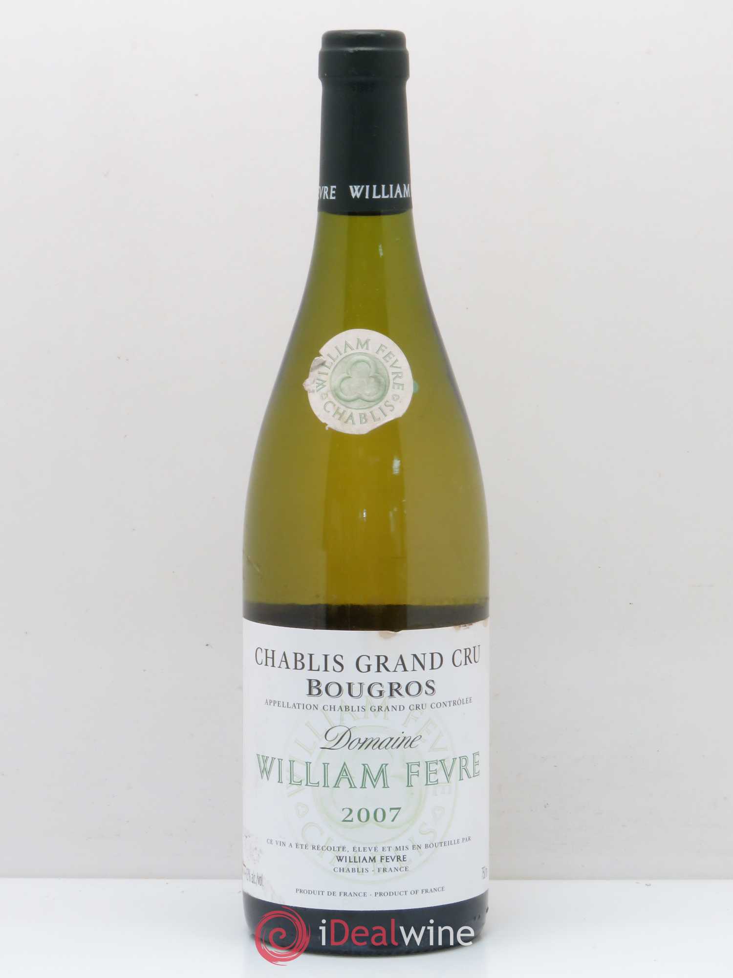 Chablis Grand Cru Bougros William Fèvre 2007 - Lot de 1 bouteille - 0
