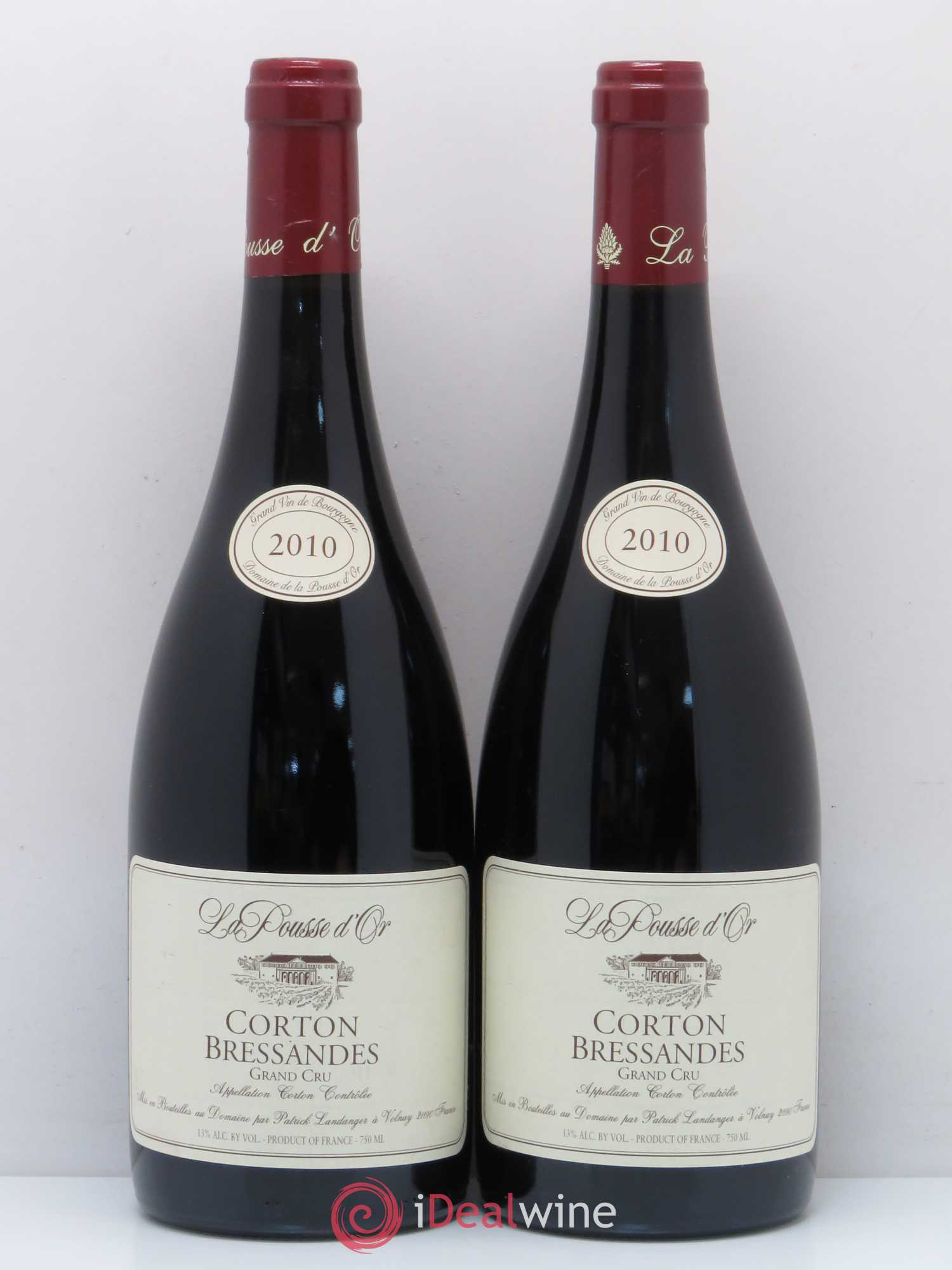 Corton Grand Cru Bressandes La Pousse d'Or (Domaine de) 2010 - Lot de 2 bouteilles - 0