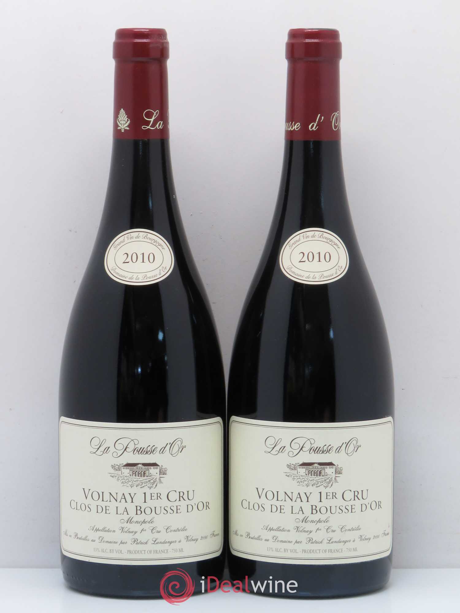Volnay 1er Cru Clos de la Bousse d'Or La Pousse d'Or (Domaine de) 2010 - Lot de 2 bouteilles - 0
