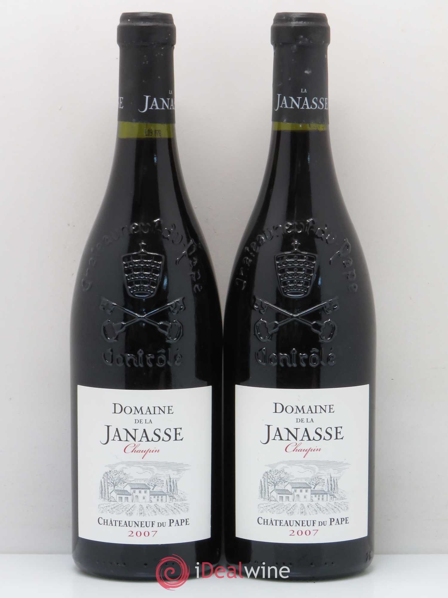 Châteauneuf-du-Pape Cuvée Chaupin La Janasse (Domaine de) 2007 - Lot de 2 bouteilles - 0