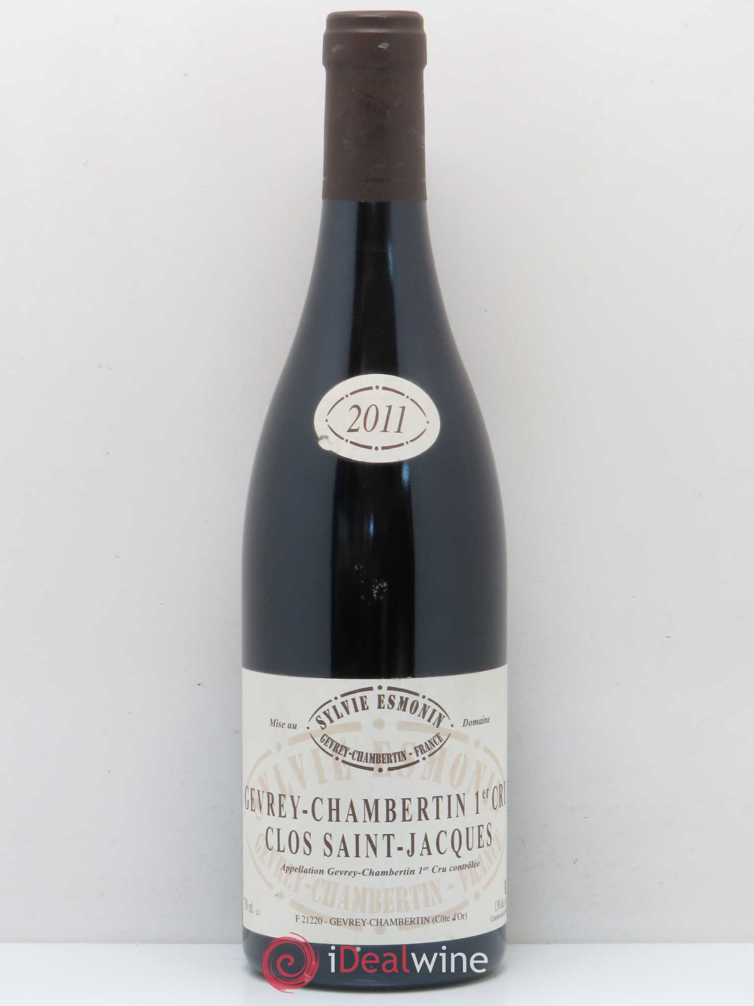 Gevrey-Chambertin 1er Cru Clos Saint Jacques Sylvie Esmonin 2011 - Lot de 1 bouteille - 0