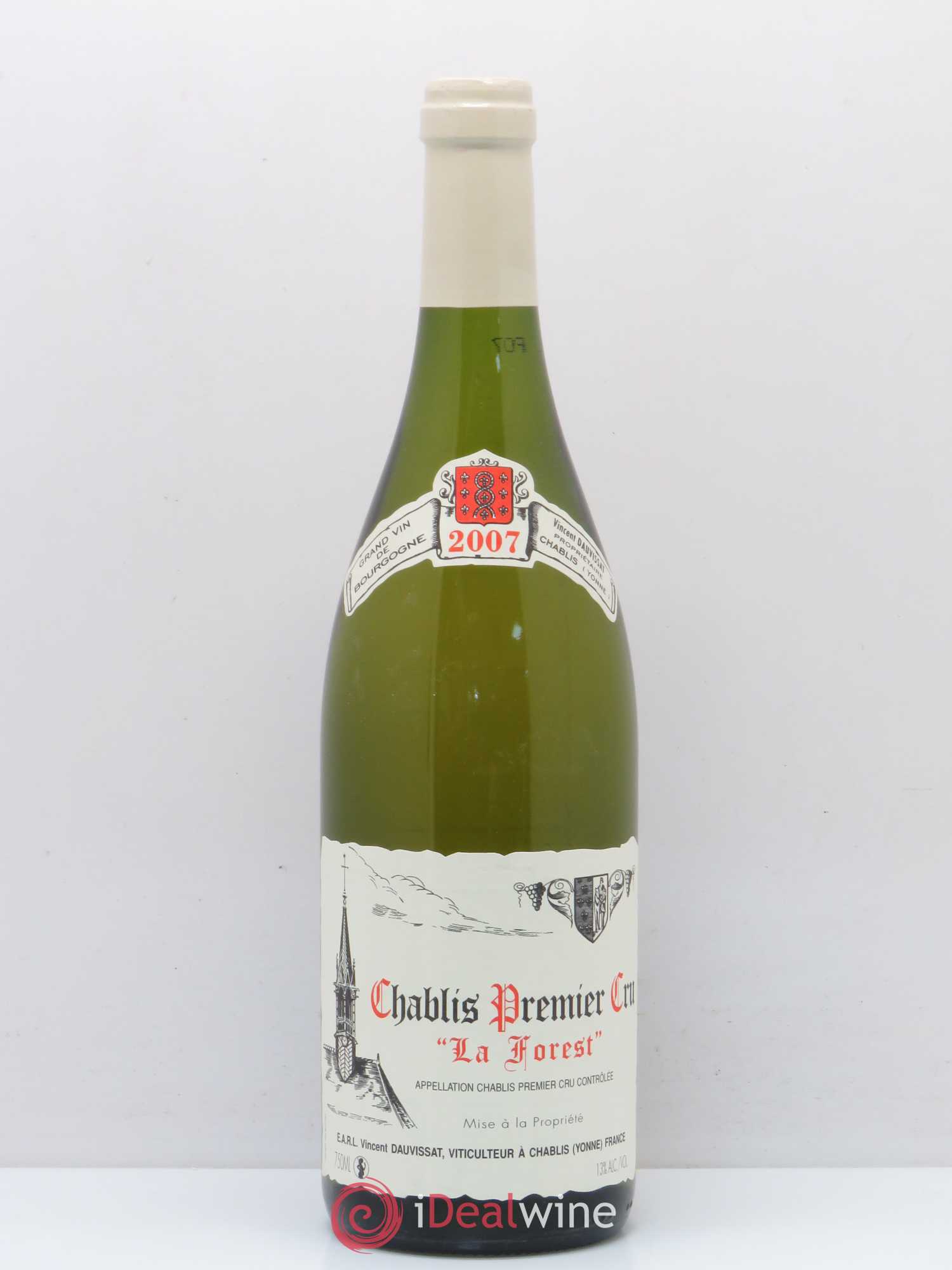 Chablis 1er Cru La Forest Vincent Dauvissat (Domaine) 2007 - Lot de 1 bouteille - 0
