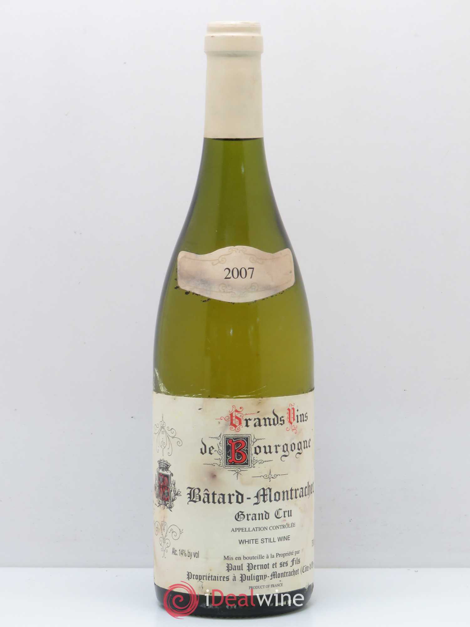 Bâtard-Montrachet Grand Cru Pernot 2007 - Lot de 1 bouteille - 0