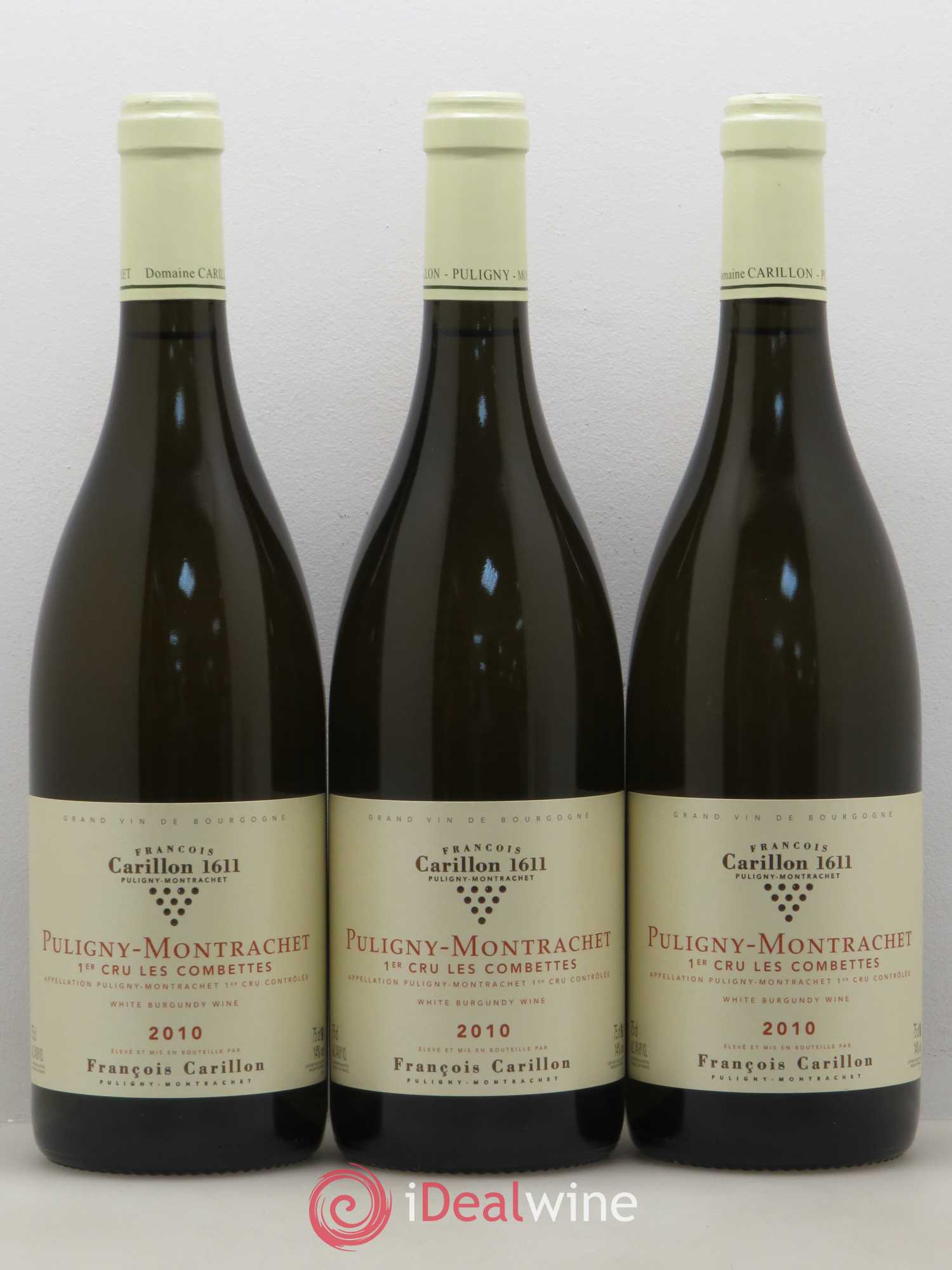 Puligny-Montrachet 1er Cru Combettes Francois Carillon 2010 - Posten von 3 Flaschen - 0