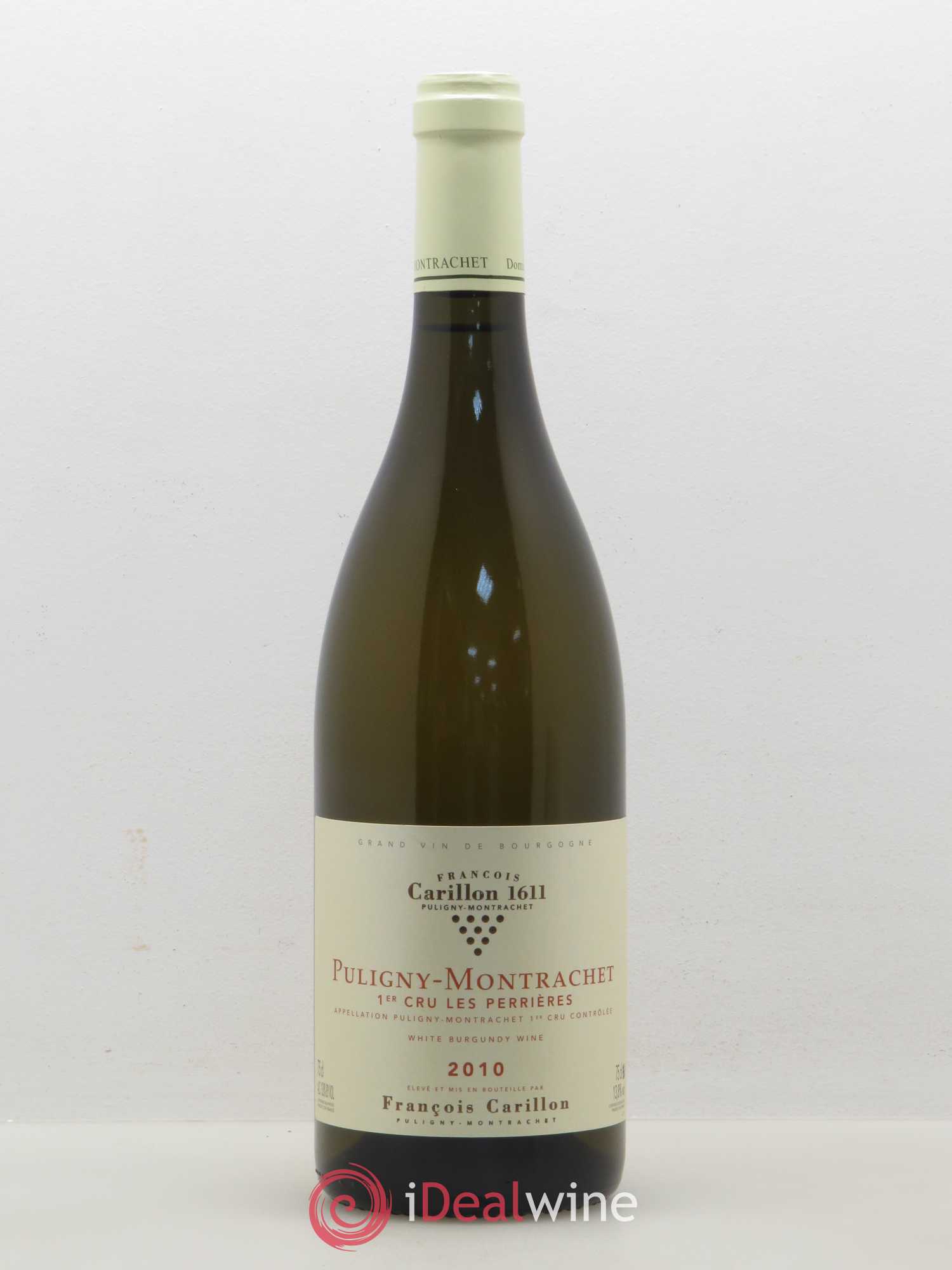 Puligny-Montrachet 1er Cru Perrières Francois Carillon 2010 - Posten von 1 Flasche - 0
