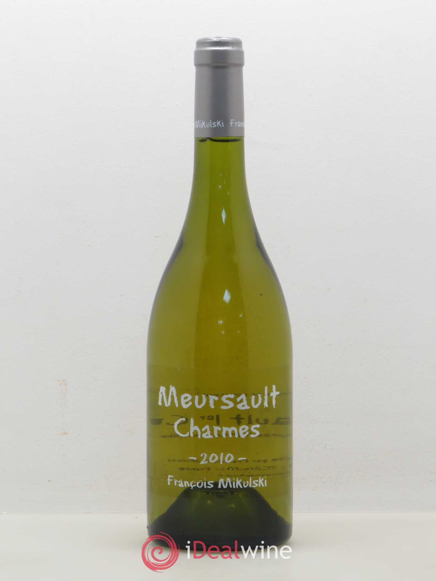 Meursault 1er Cru Charmes François Mikulski 2010 - Lot de 1 bouteille - 0