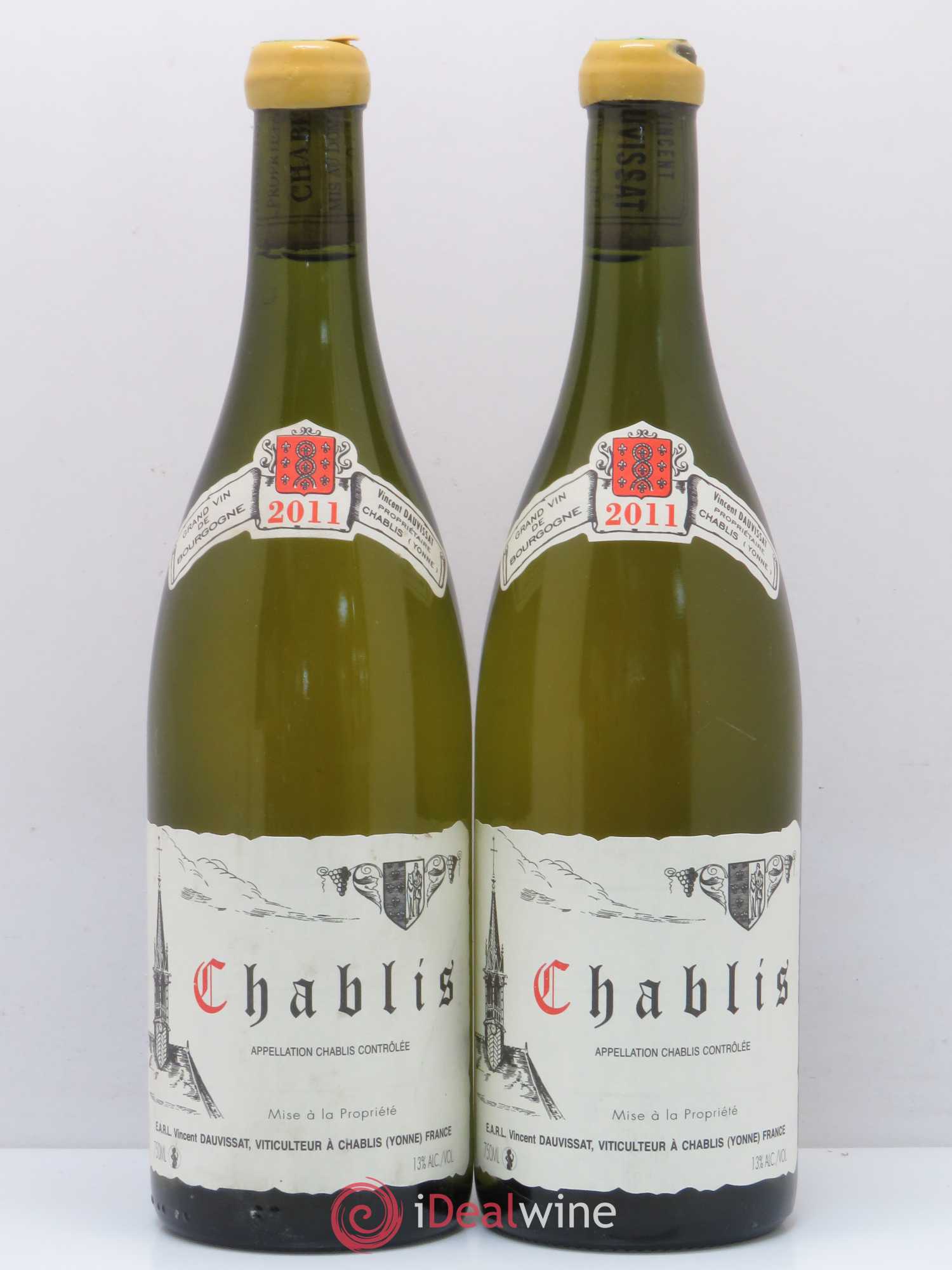 Chablis Vincent Dauvissat (Domaine) 2011 - Lot de 2 bouteilles - 0