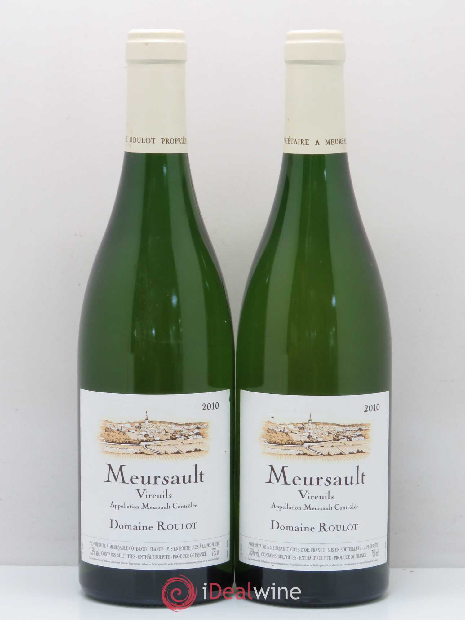 Meursault Les Vireuils Roulot (Domaine) 2010 - Lot de 2 bouteilles - 0