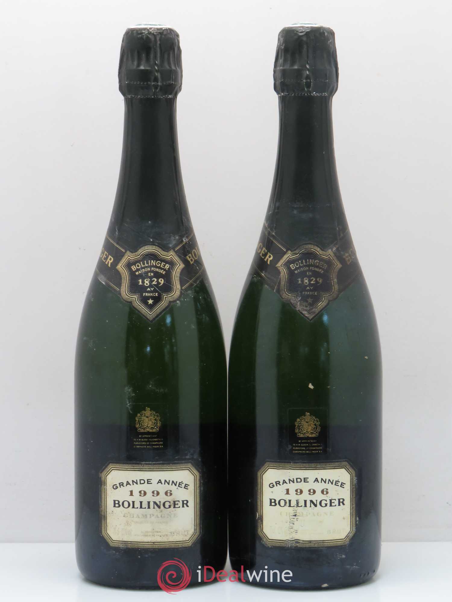 La Grande Année Brut Bollinger 1996 - Lot de 2 bouteilles - 0