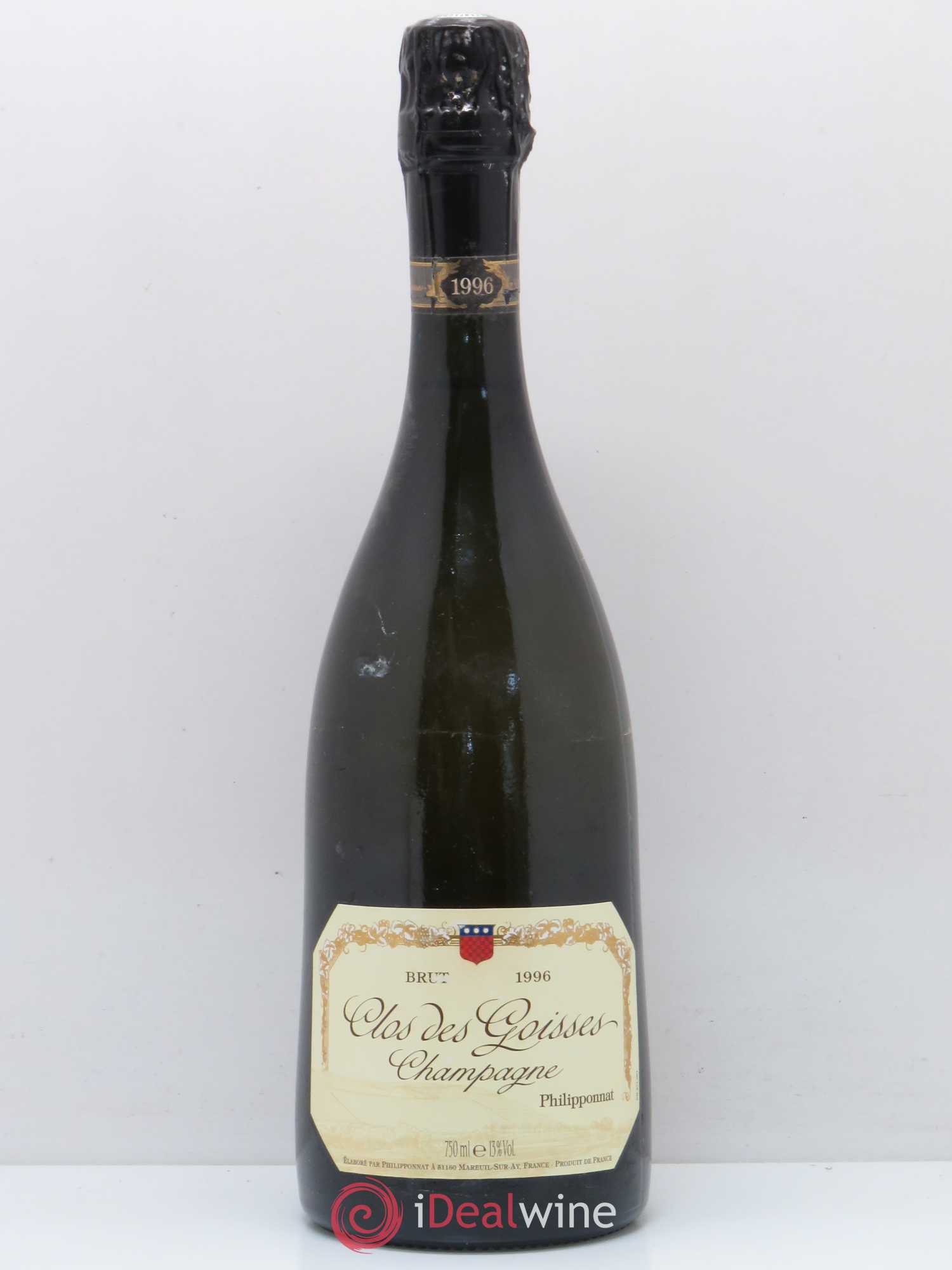 Clos des Goisses Philipponnat 1996 - Lot de 1 bouteille - 0