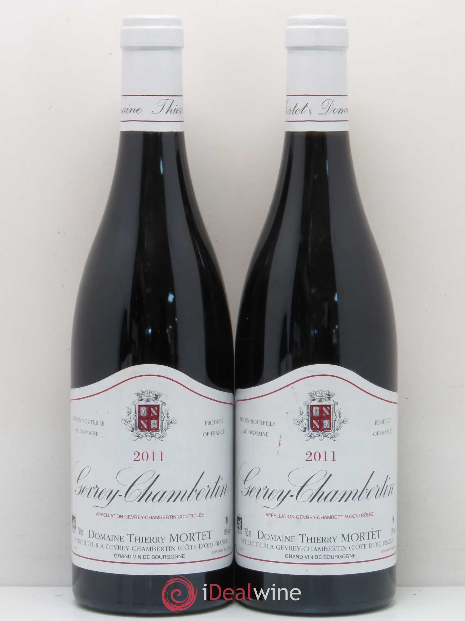 Gevrey-Chambertin Cuvée de l'Abeille Ponsot (Domaine) Thierry Mortet 2011 - Lot de 2 bouteilles - 0