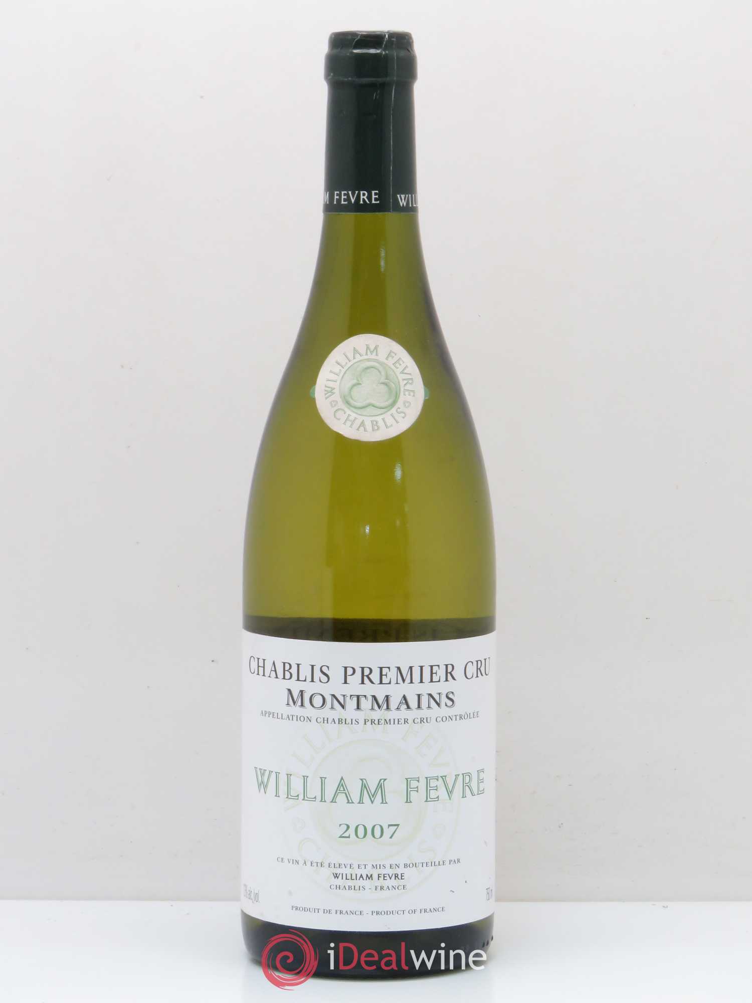 Chablis 1er Cru Montmains William Fèvre 2007 - Lot de 1 bouteille - 0
