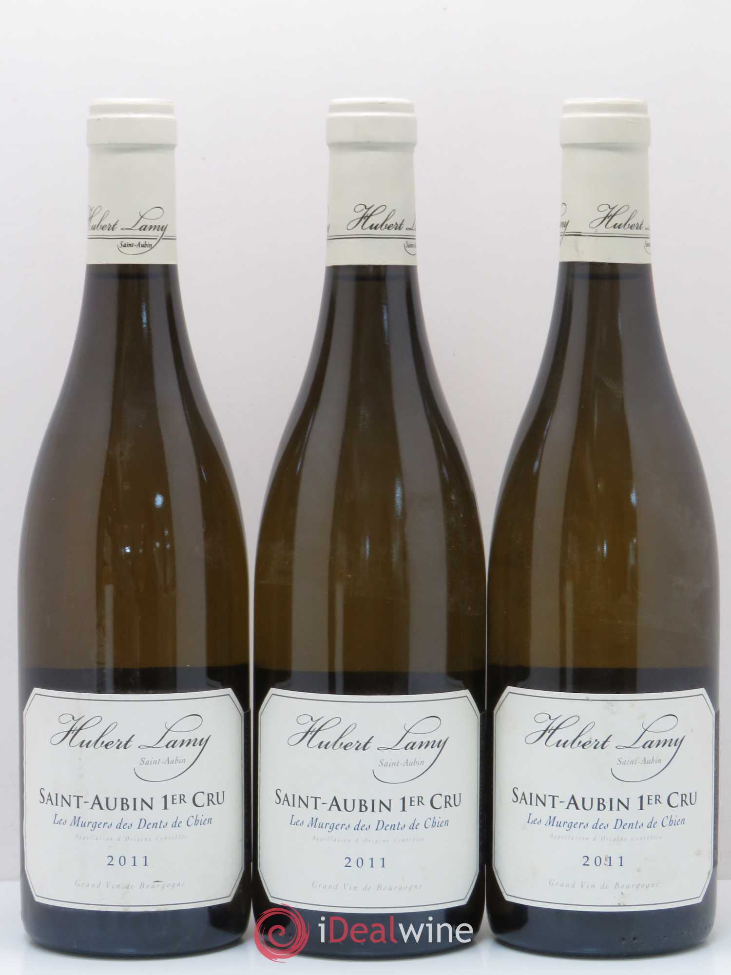 Saint-Aubin 1er Cru Murgers des Dents de Chien Hubert Lamy 2011 - Posten von 3 Flaschen - 0
