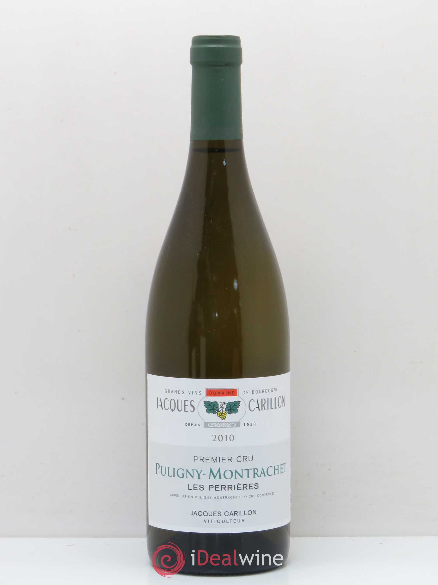 Puligny-Montrachet 1er Cru Jacques Carillon 2010 - Lot de 1 bouteille - 0