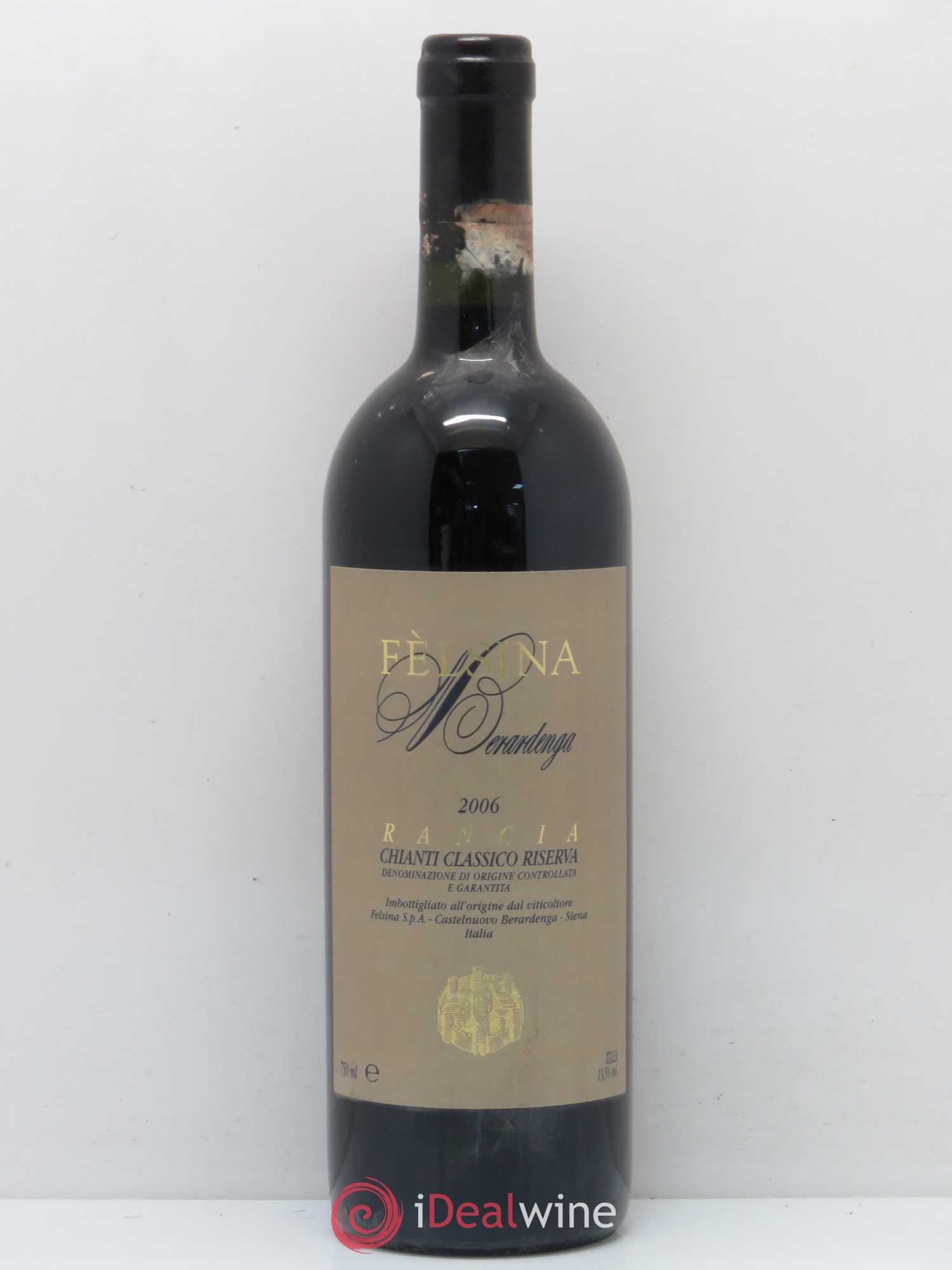 Chianti DOCG Classico Felsina Riserva Rancia 2006 - Posten von 1 Flasche - 0